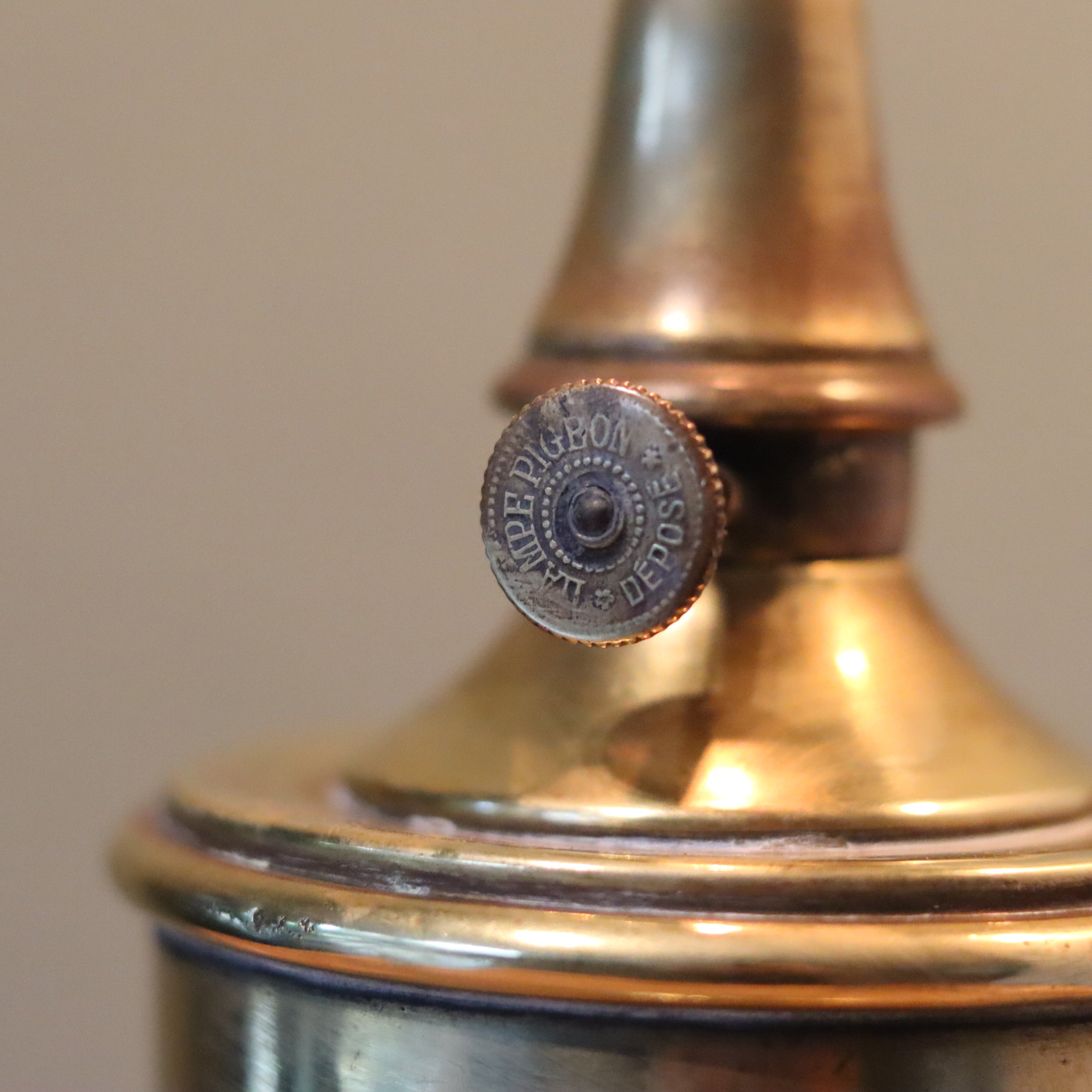 Rare Vintage Pigeon Oil Lamp – Standing Model (c.1930)