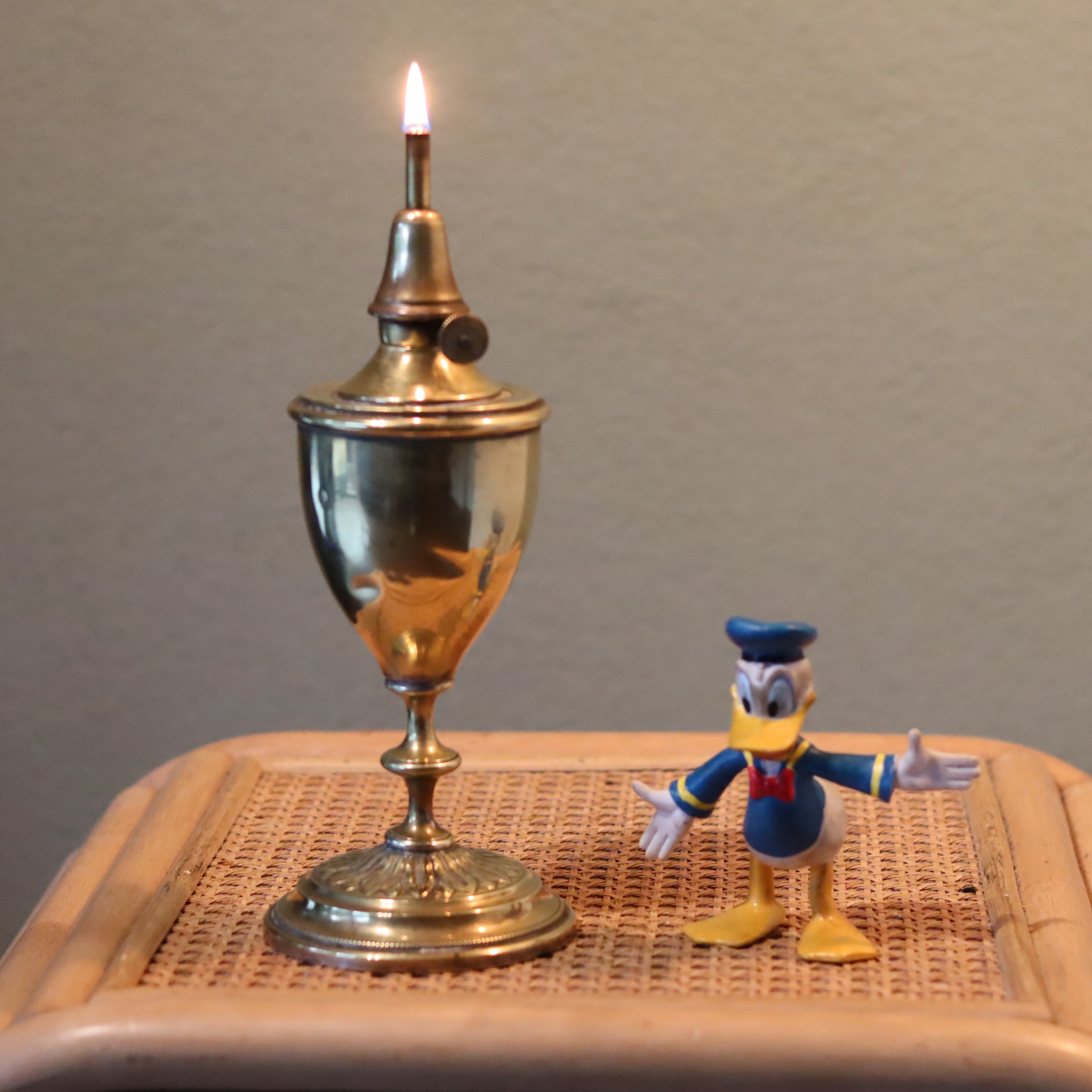 Rare Vintage Pigeon Oil Lamp – Standing Model (c.1930)