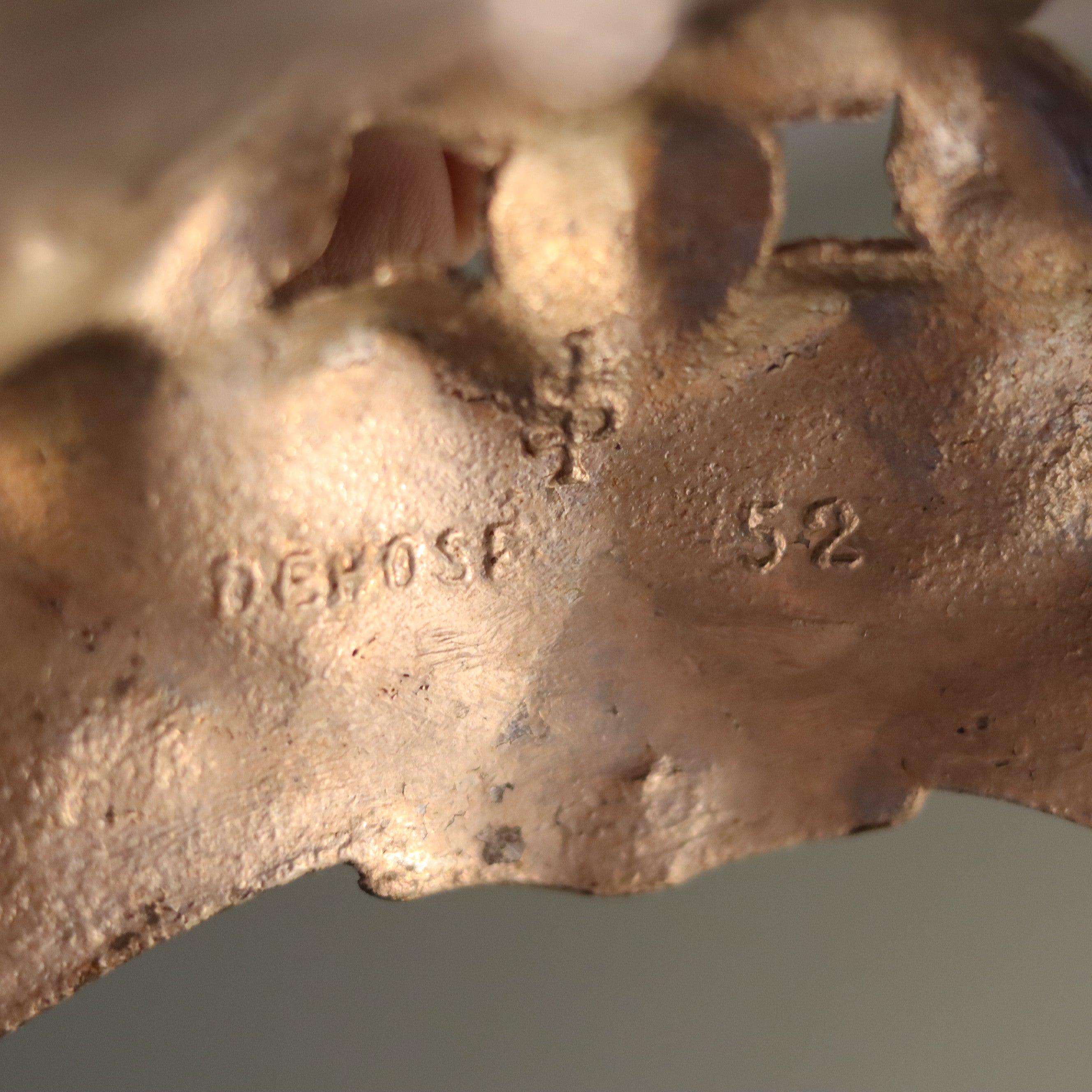 Large Vintage SIAE Oil Lamp – French Design with Silver Base & Blue Glass Reservoir (1950s)