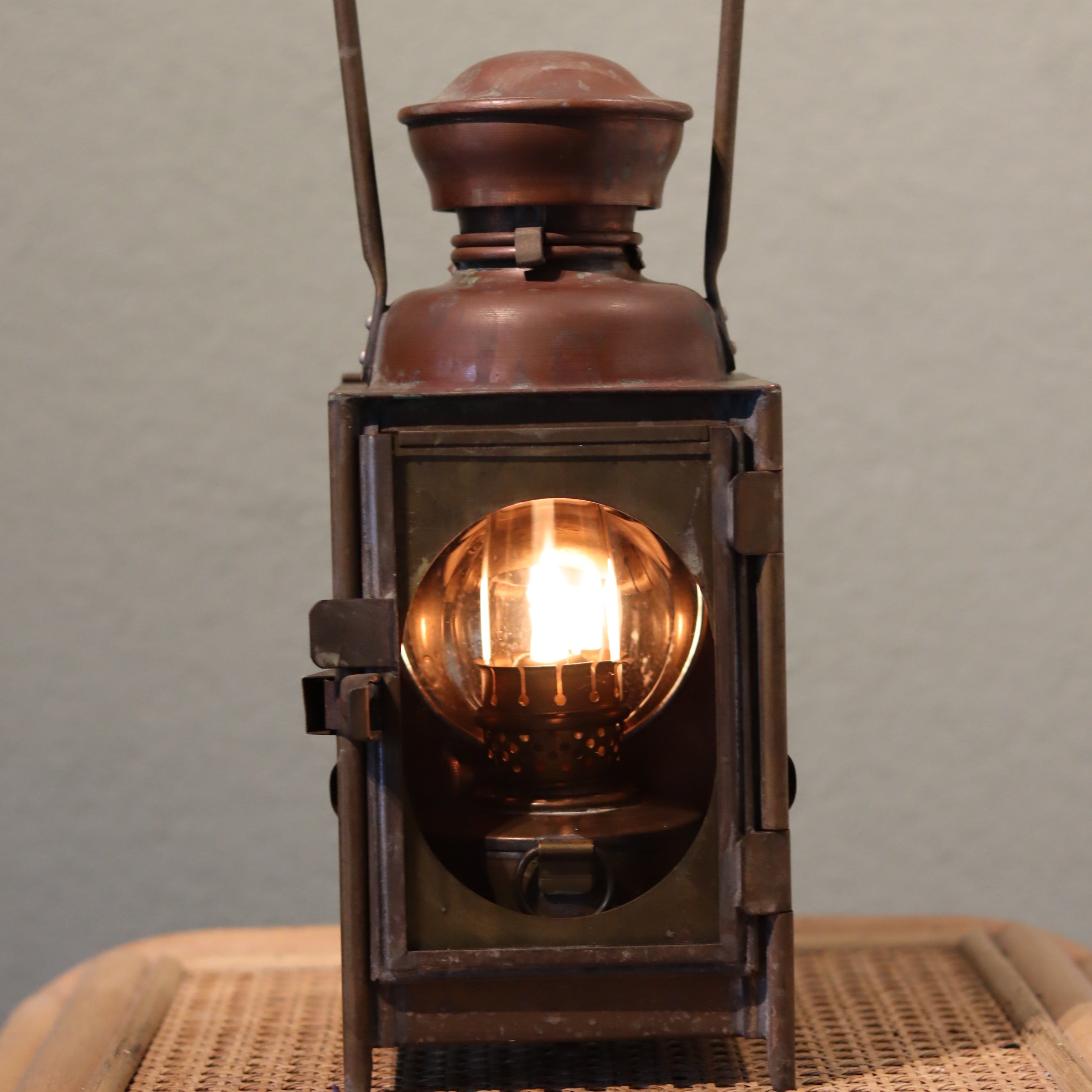 Rare Antique Train Signal Lantern – A. Butin Paris (c. 1920-1930) – SNCF