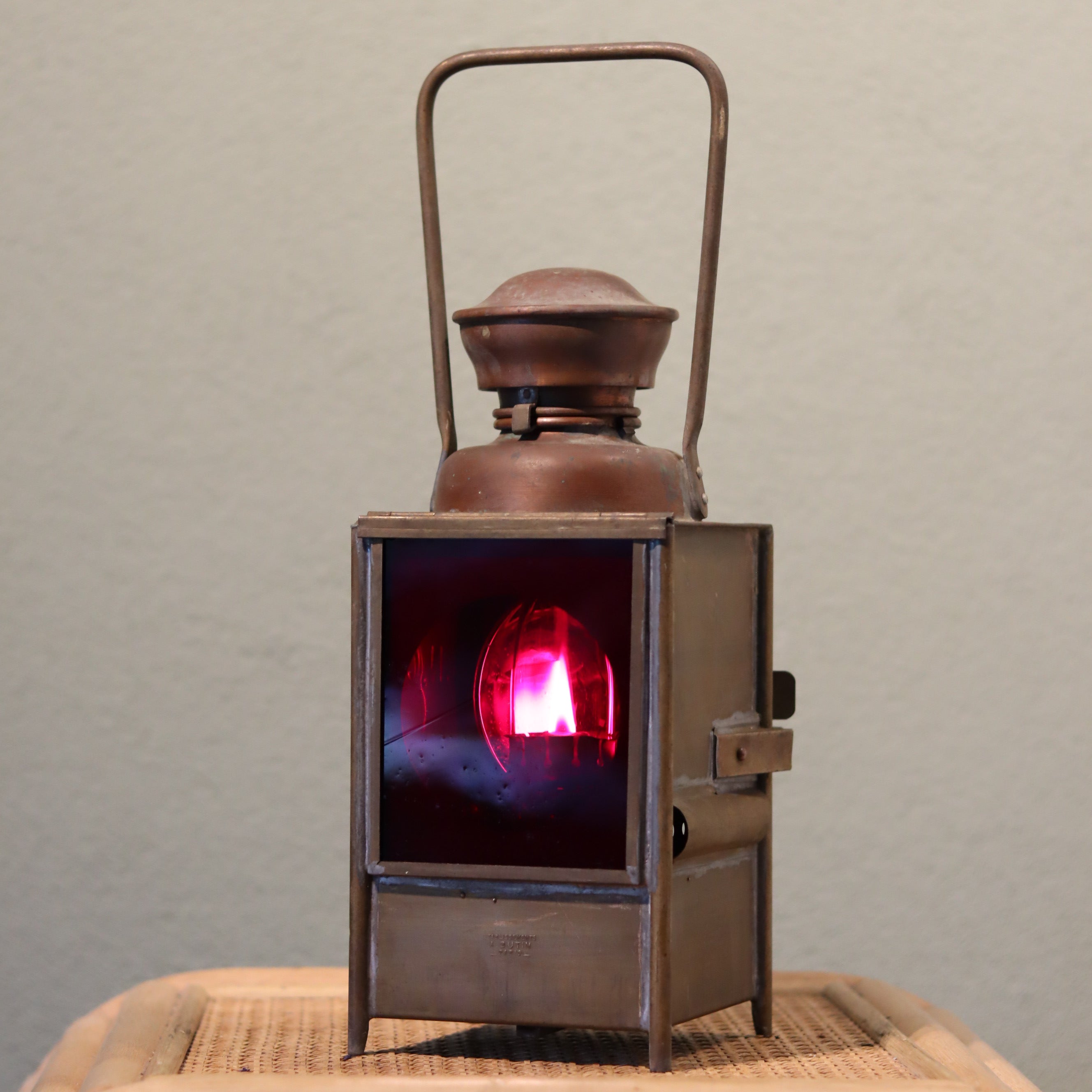 Rare Antique Train Signal Lantern – A. Butin Paris (c. 1920-1930) – SNCF