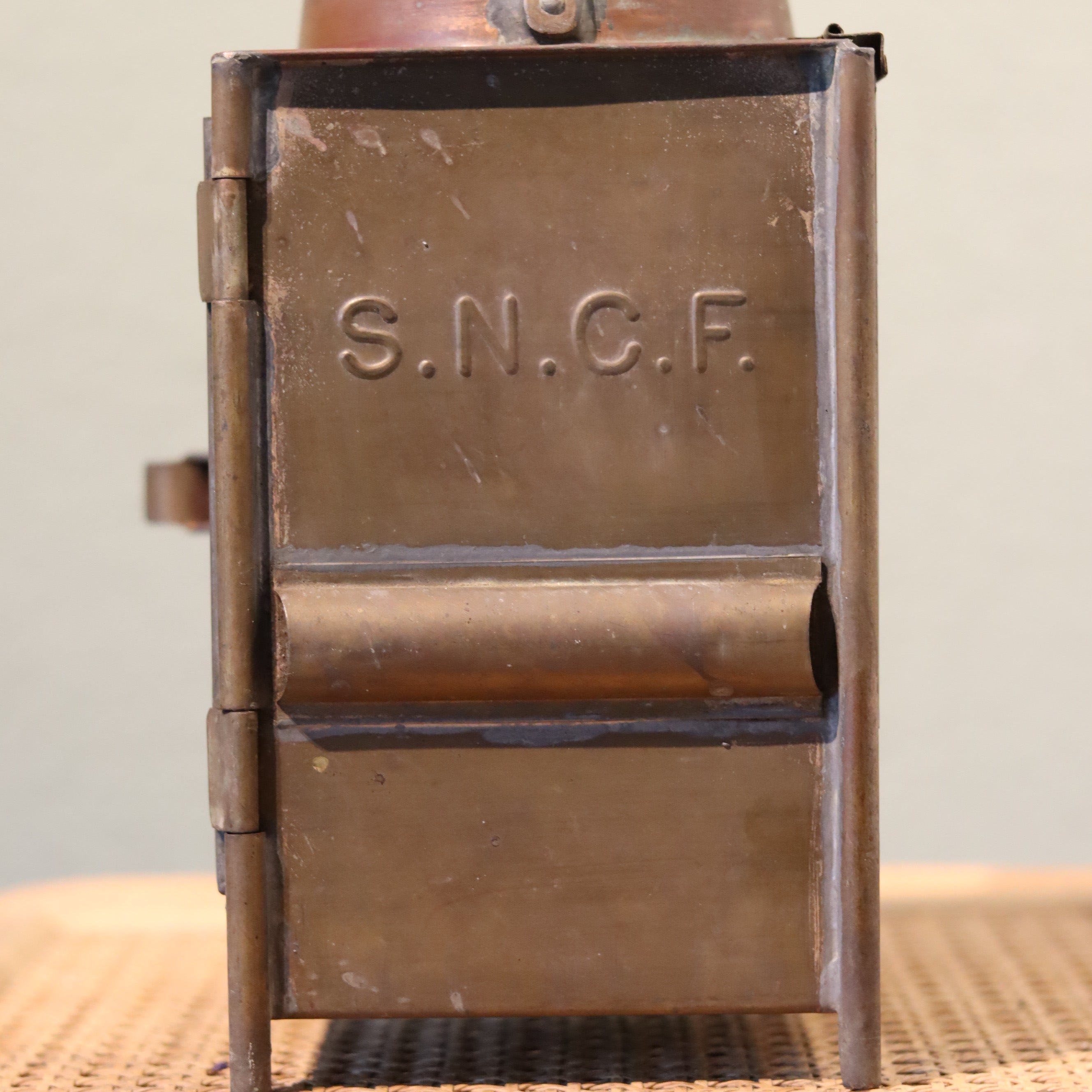 Rare Antique Train Signal Lantern – A. Butin Paris (c. 1920-1930) – SNCF