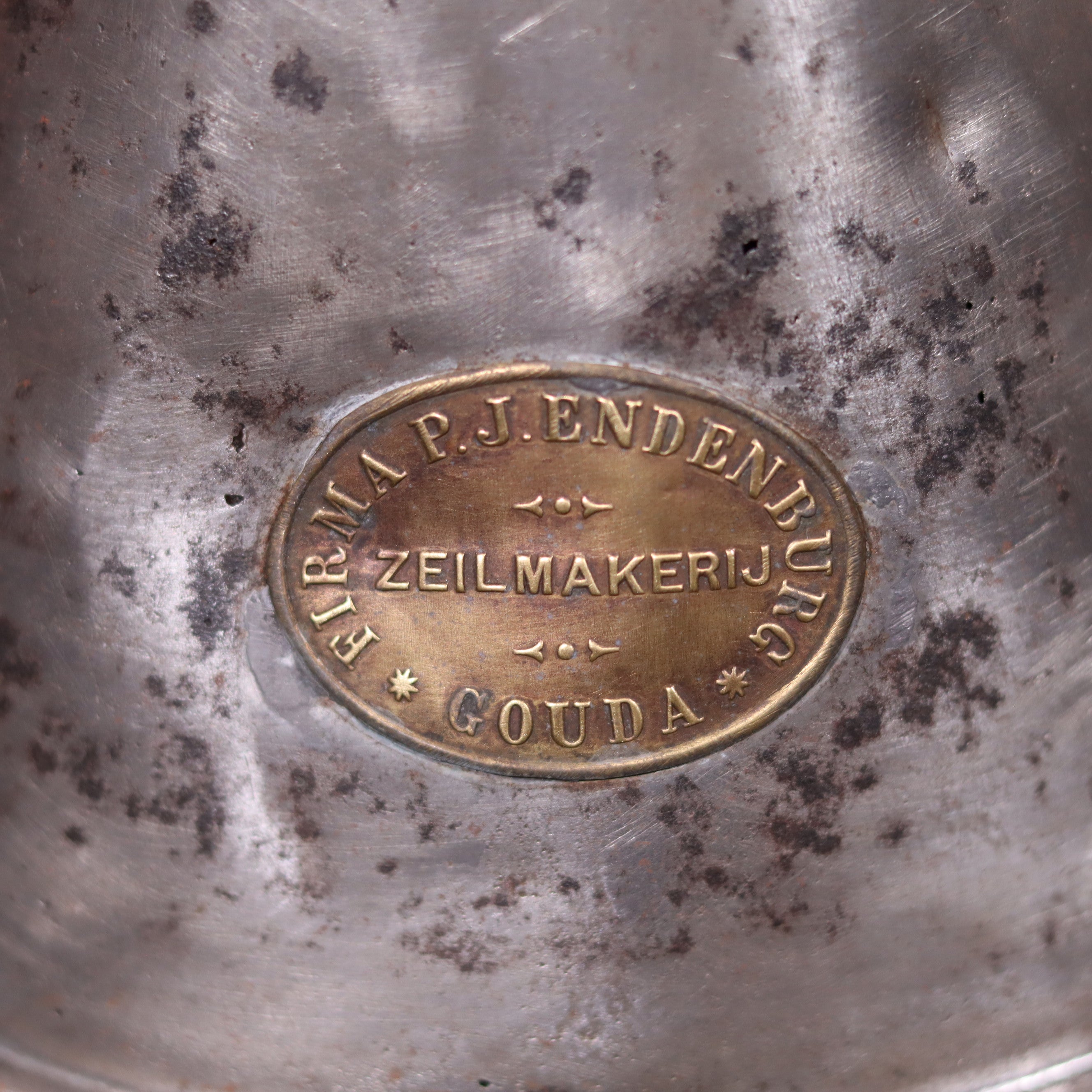 Extremely Rare Antique Ship’s Lantern – Anchor Light by P.J. Endenburg (c.1850–1875)