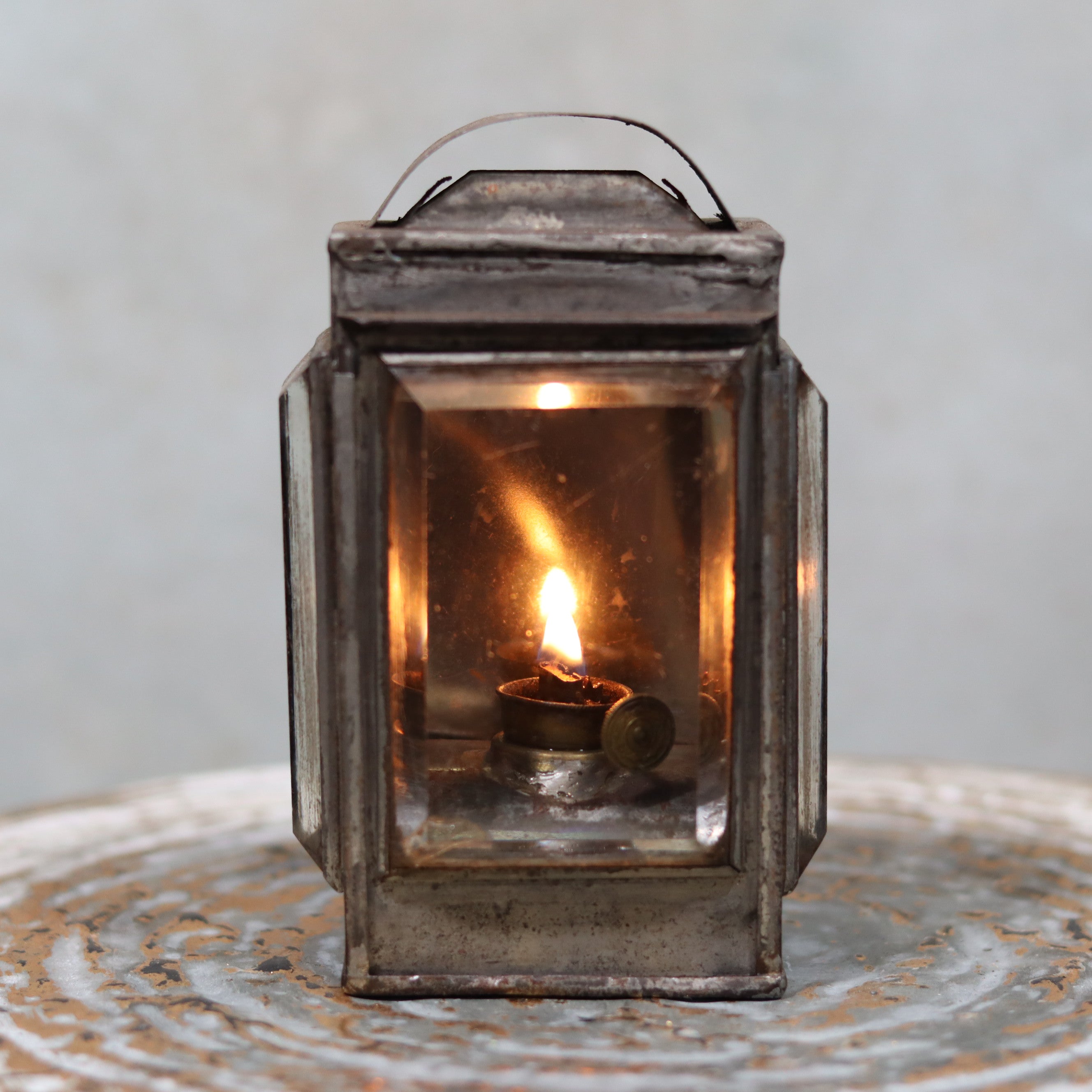 Rare Vintage Oil Lamp – Hand Lantern with wick holder from Thiel & Bardenheuer – Circa 1930