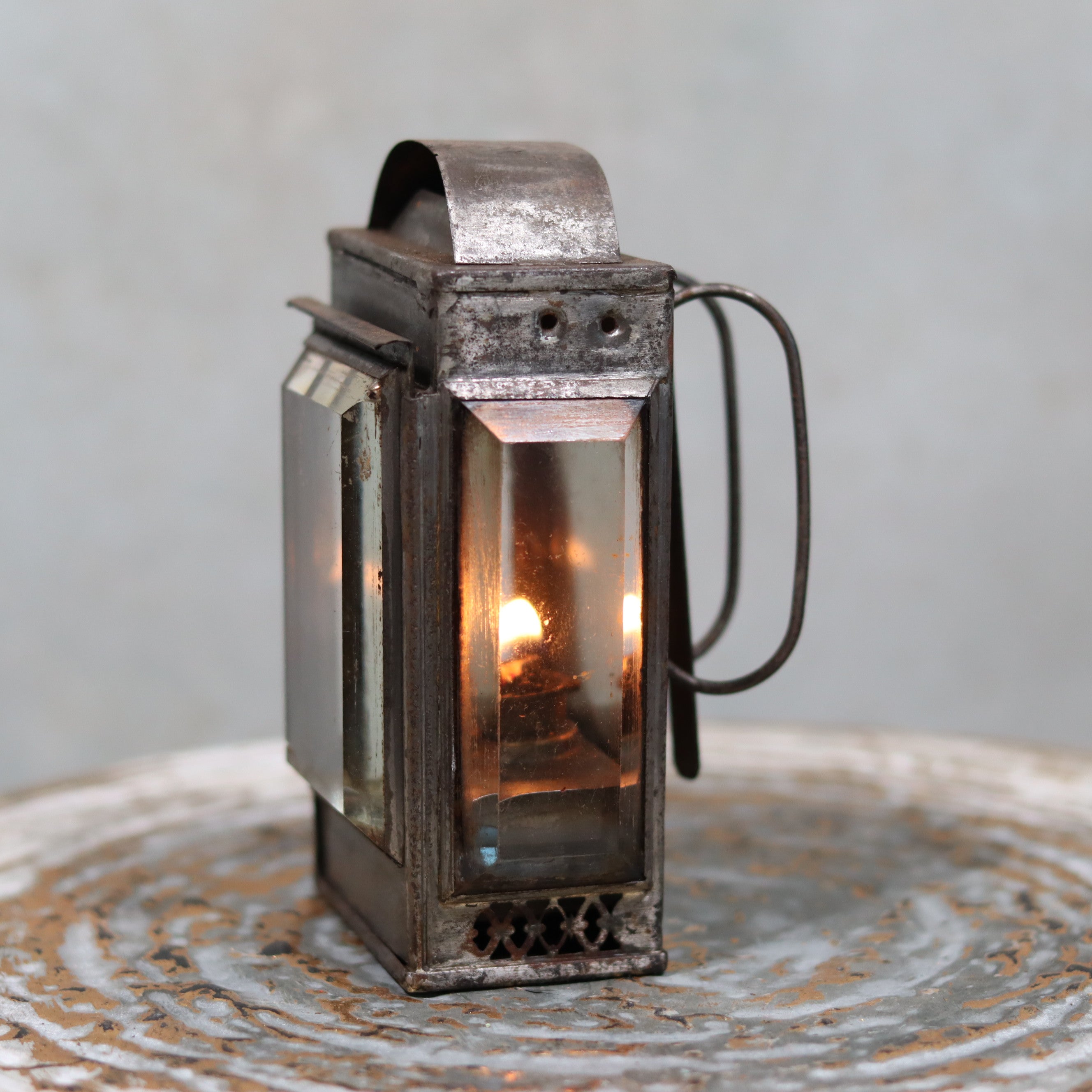 Rare Vintage Oil Lamp – Hand Lantern with wick holder from Thiel & Bardenheuer – Circa 1930