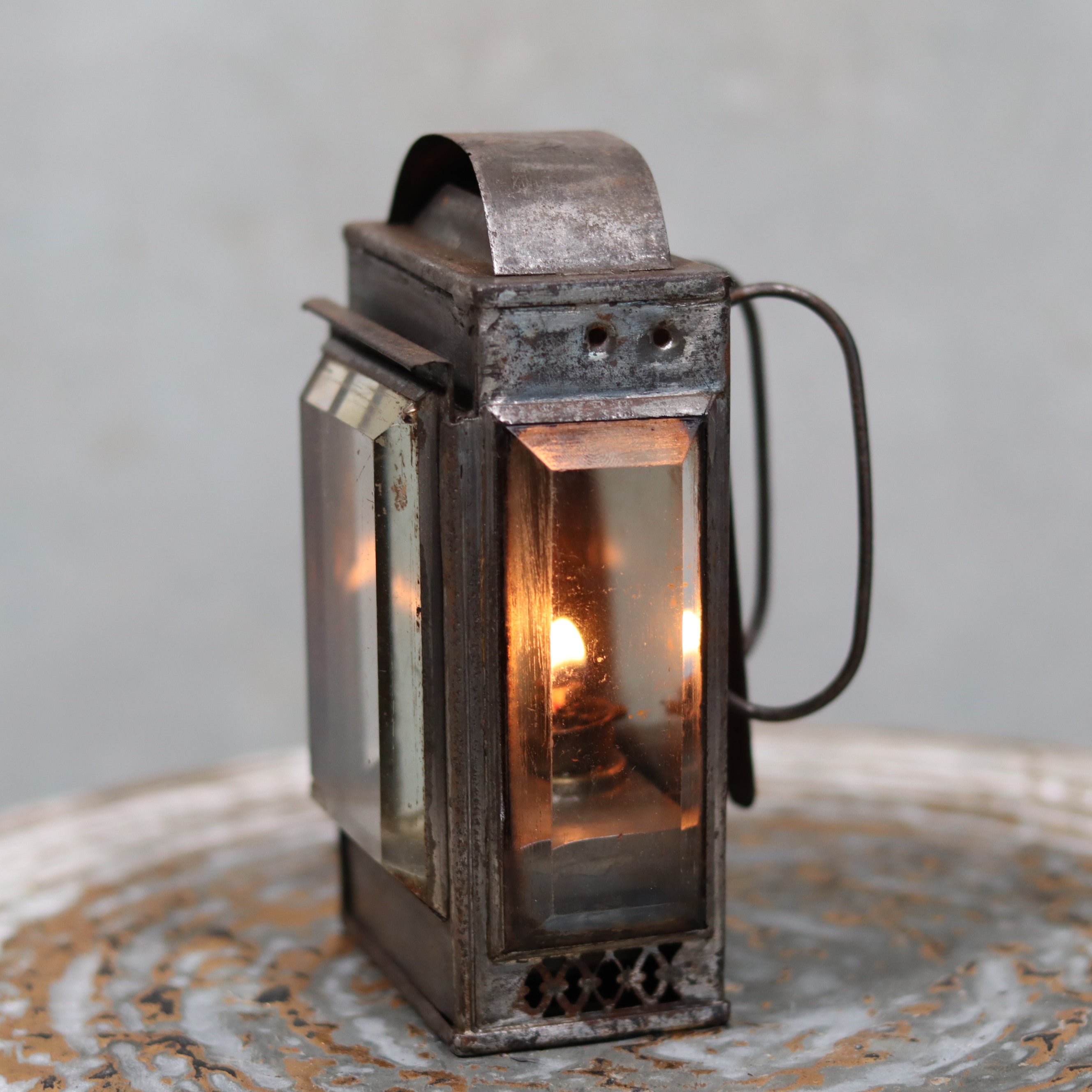 Rare Vintage Oil Lamp – Hand Lantern with wick holder from Thiel & Bardenheuer – Circa 1930