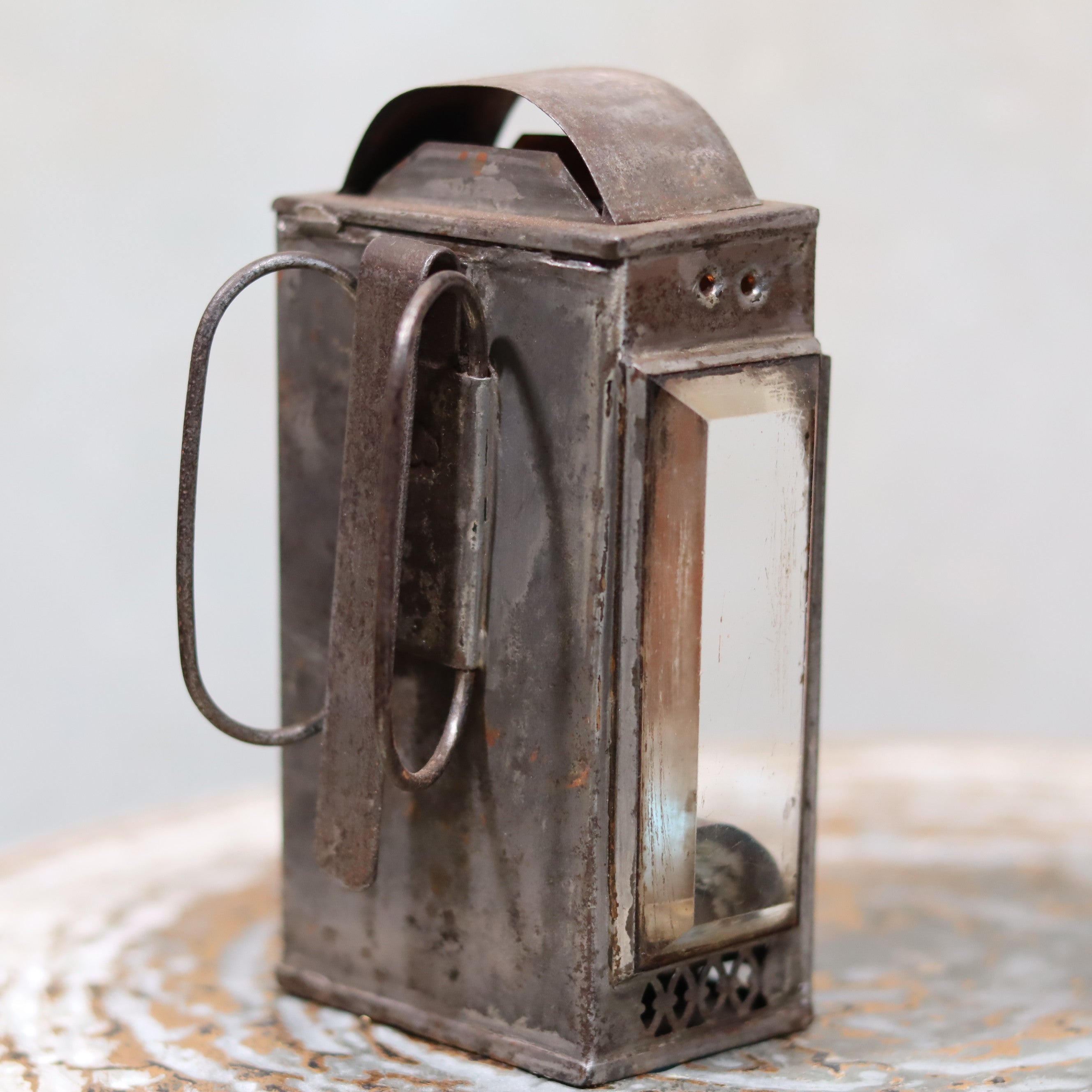 Rare Vintage Oil Lamp – Hand Lantern with wick holder from Thiel & Bardenheuer – Circa 1930