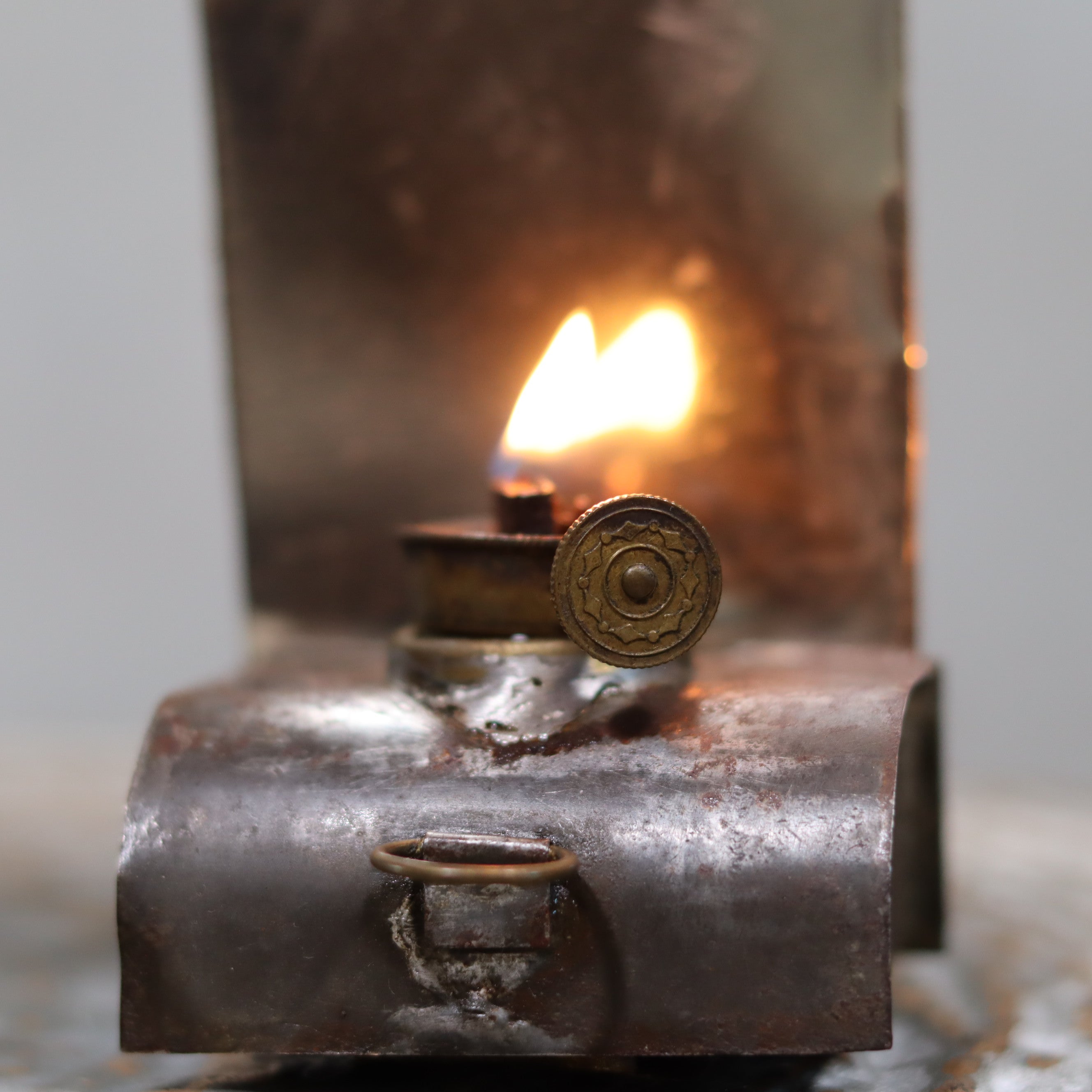 Rare Vintage Oil Lamp – Hand Lantern with wick holder from Thiel & Bardenheuer – Circa 1930