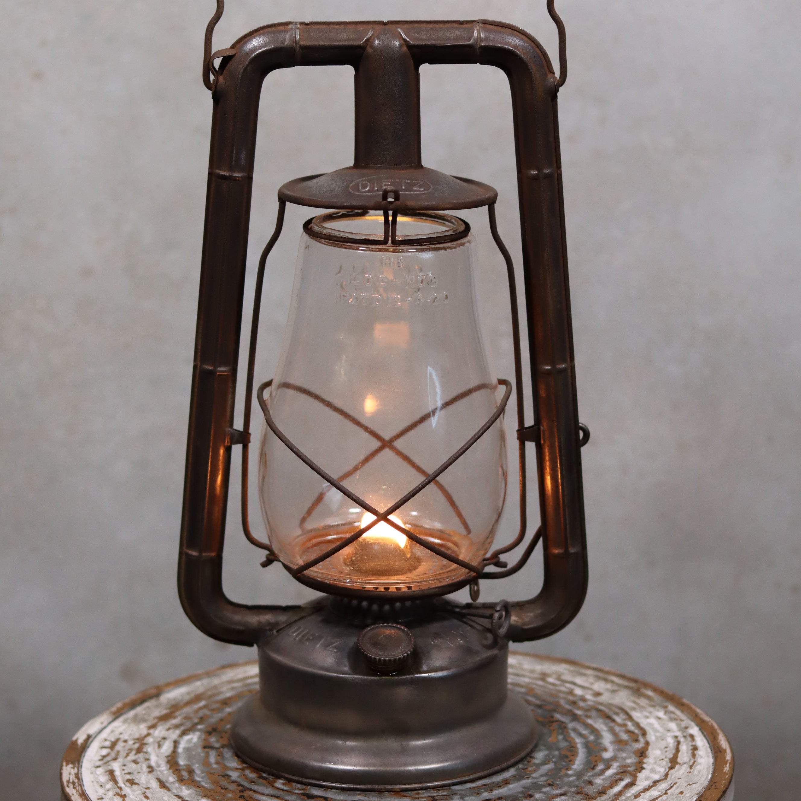 Vintage Dietz Monarch Hurricane Lantern – Made in USA (1920s–1930s)