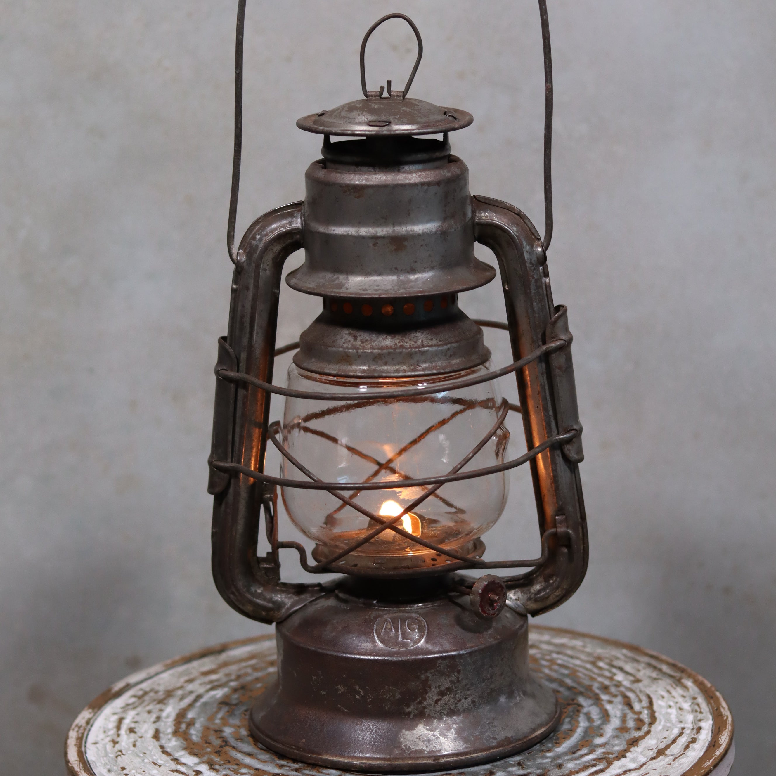 Vintage French ALG Guillouard Hurricane Lantern – Luciole Model
