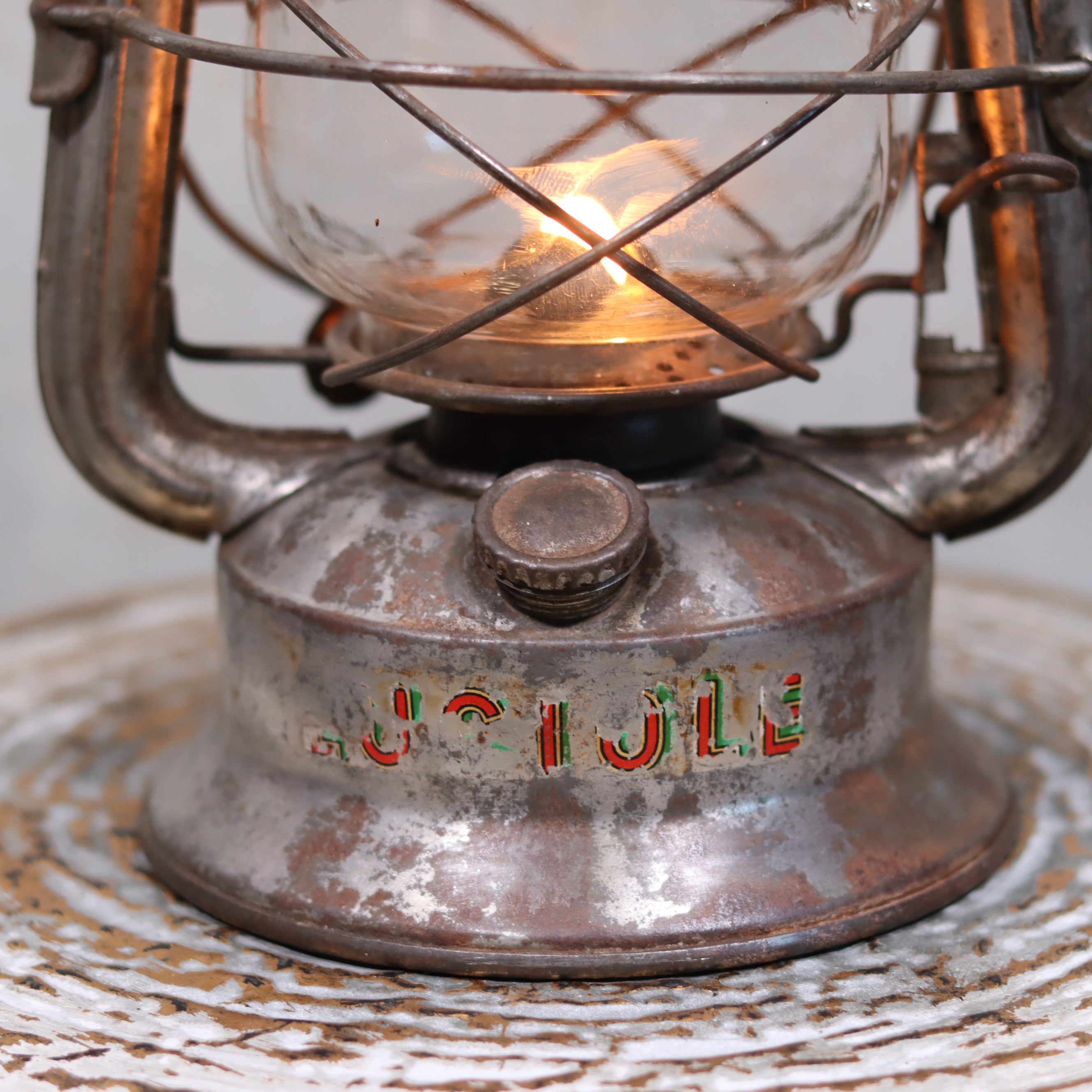 Vintage French ALG Guillouard Hurricane Lantern – Luciole Model