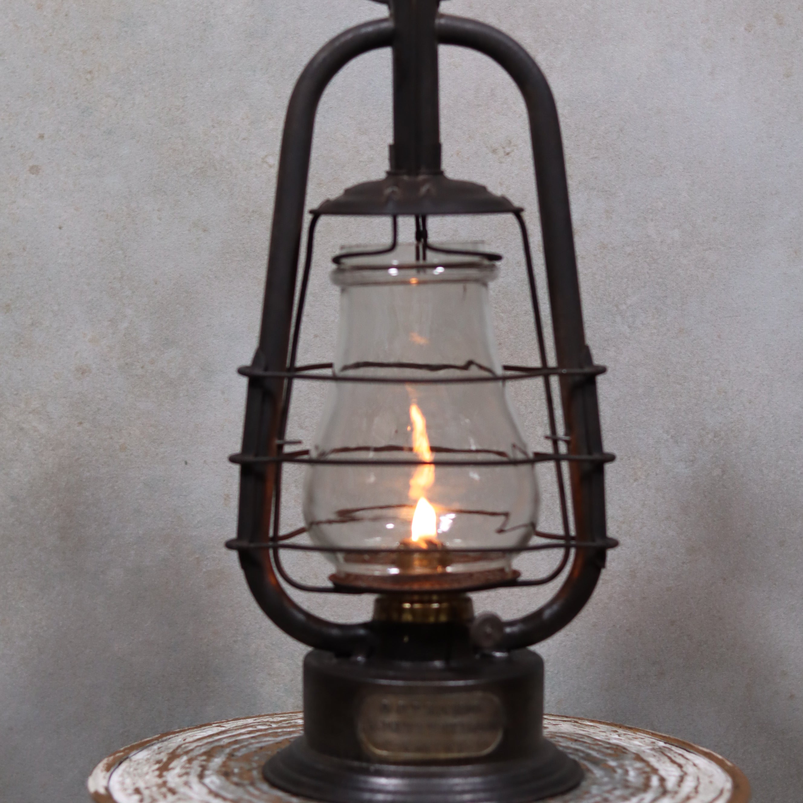 Rare Kästner & Töbelmann German Storm Lantern – Circa 1900 – Fully Functional