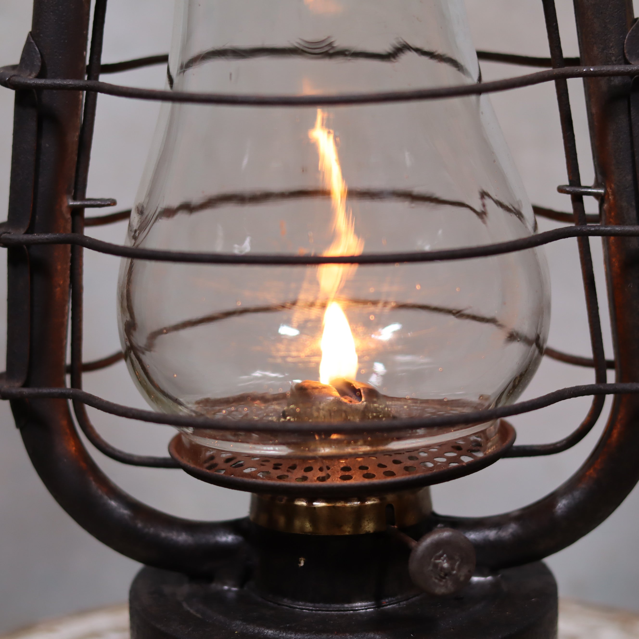 Rare Kästner & Töbelmann German Storm Lantern – Circa 1900 – Fully Functional