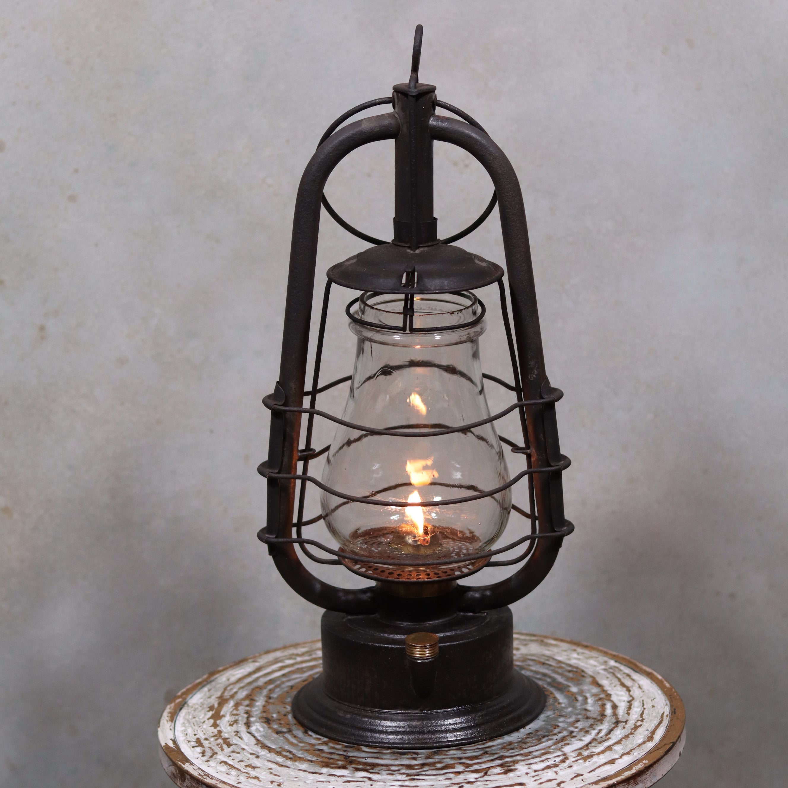 Rare Kästner & Töbelmann German Storm Lantern – Circa 1900 – Fully Functional