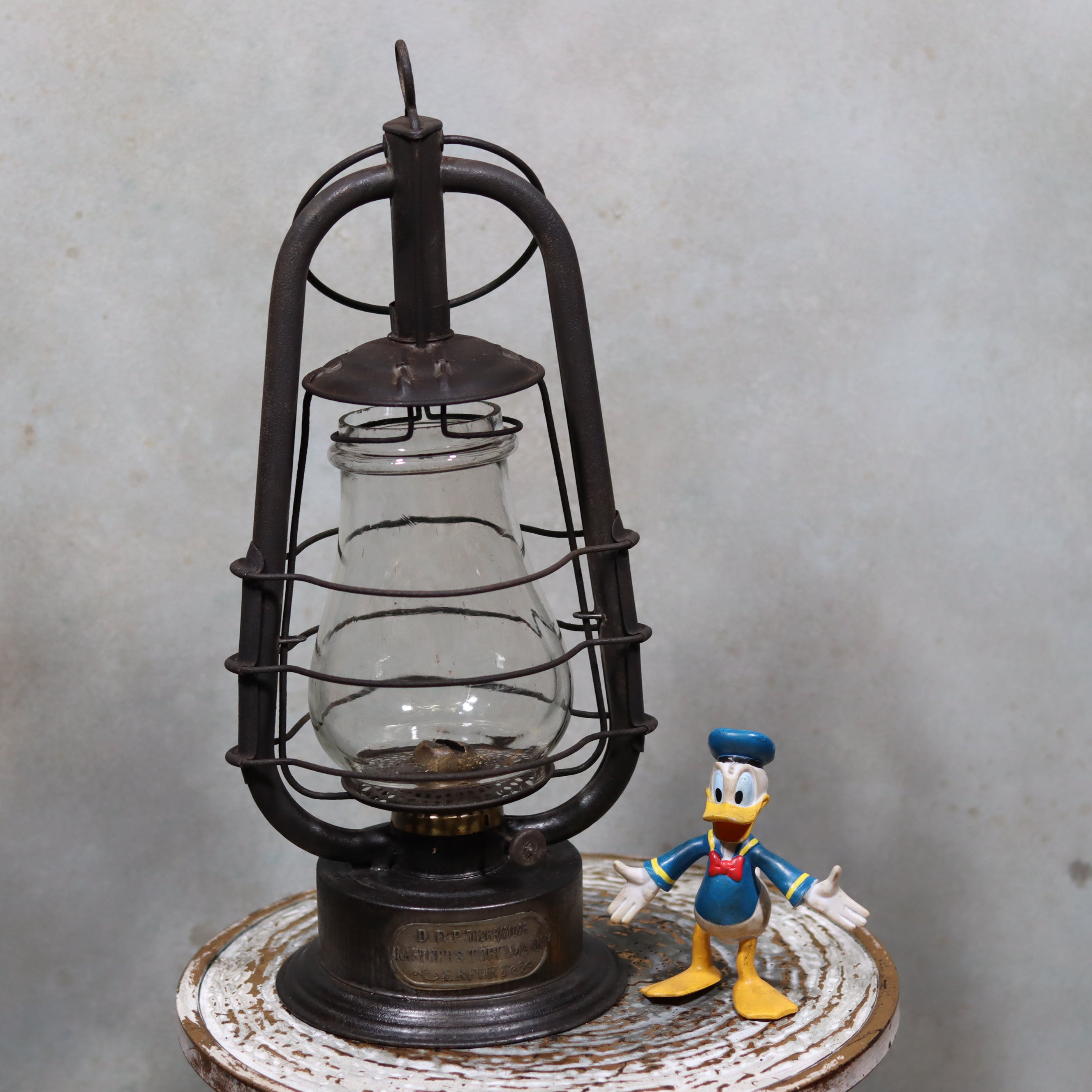 Rare Kästner & Töbelmann German Storm Lantern – Circa 1900 – Fully Functional