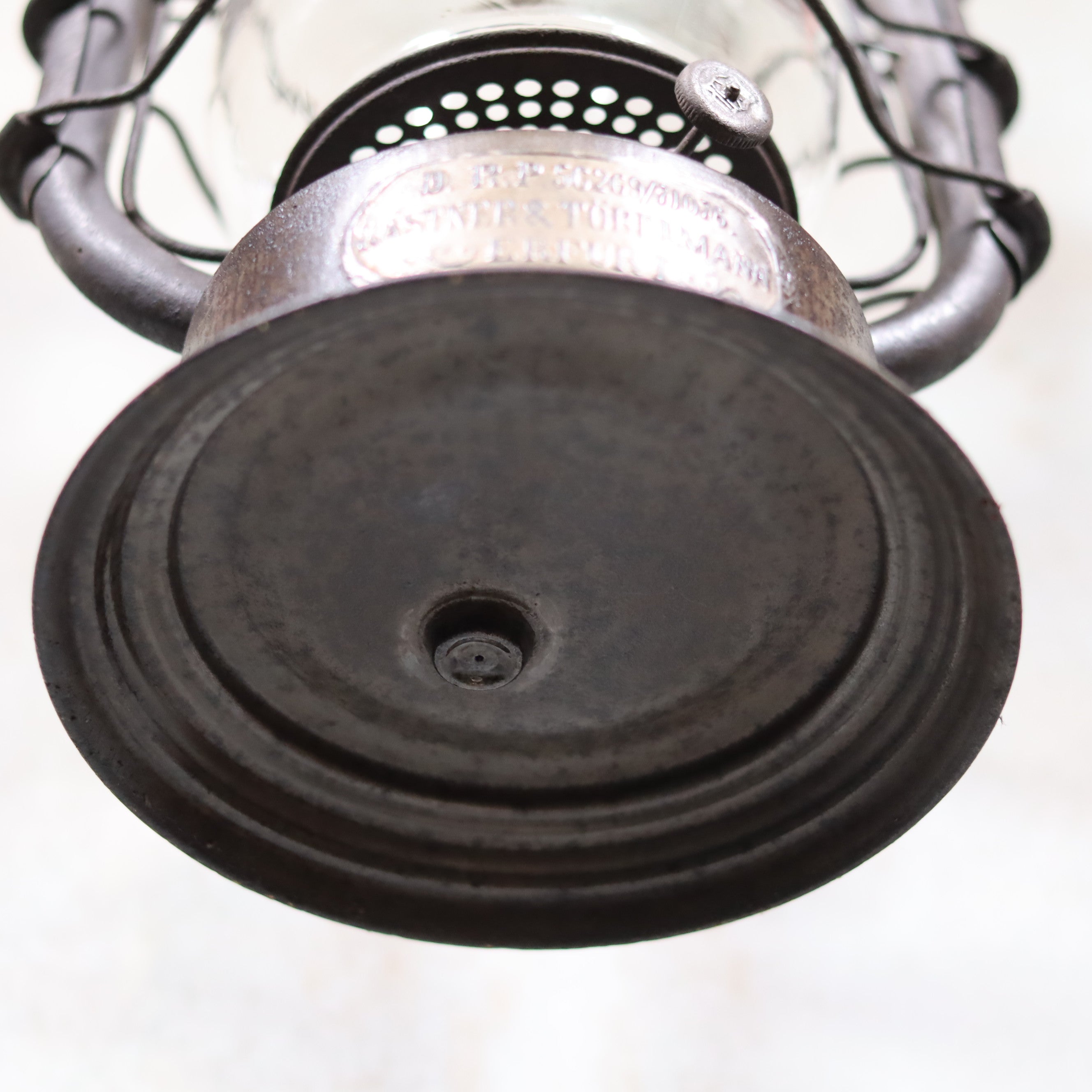 Rare Kästner & Töbelmann German Storm Lantern – Circa 1900 – Fully Functional