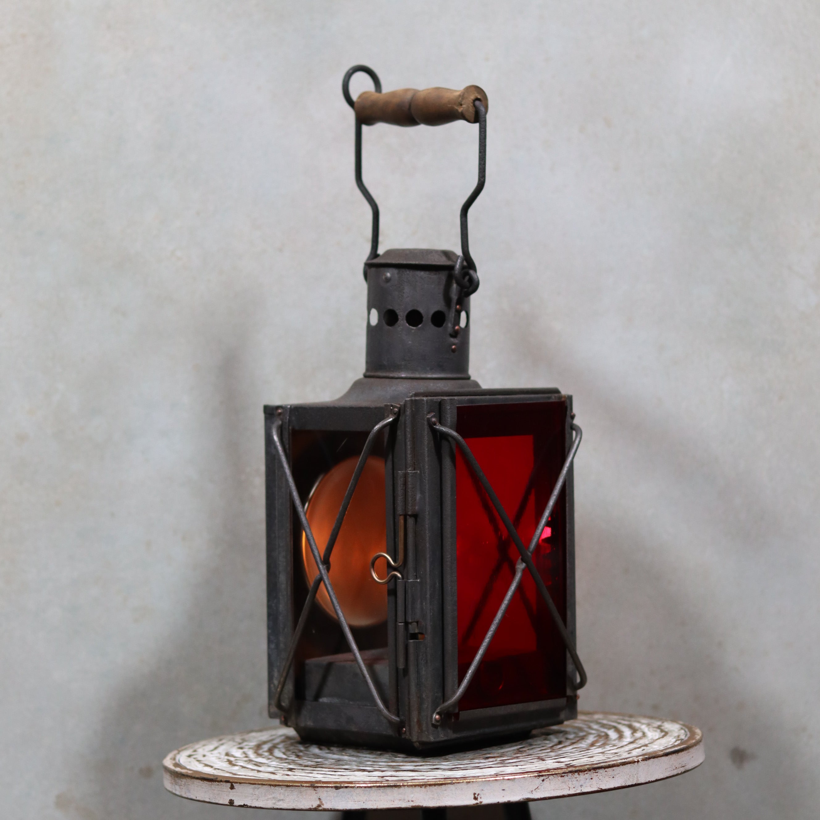 Extremely Rare Antique Signal Lantern – FR. Weber & Co Berlin (c. 1900-1930)