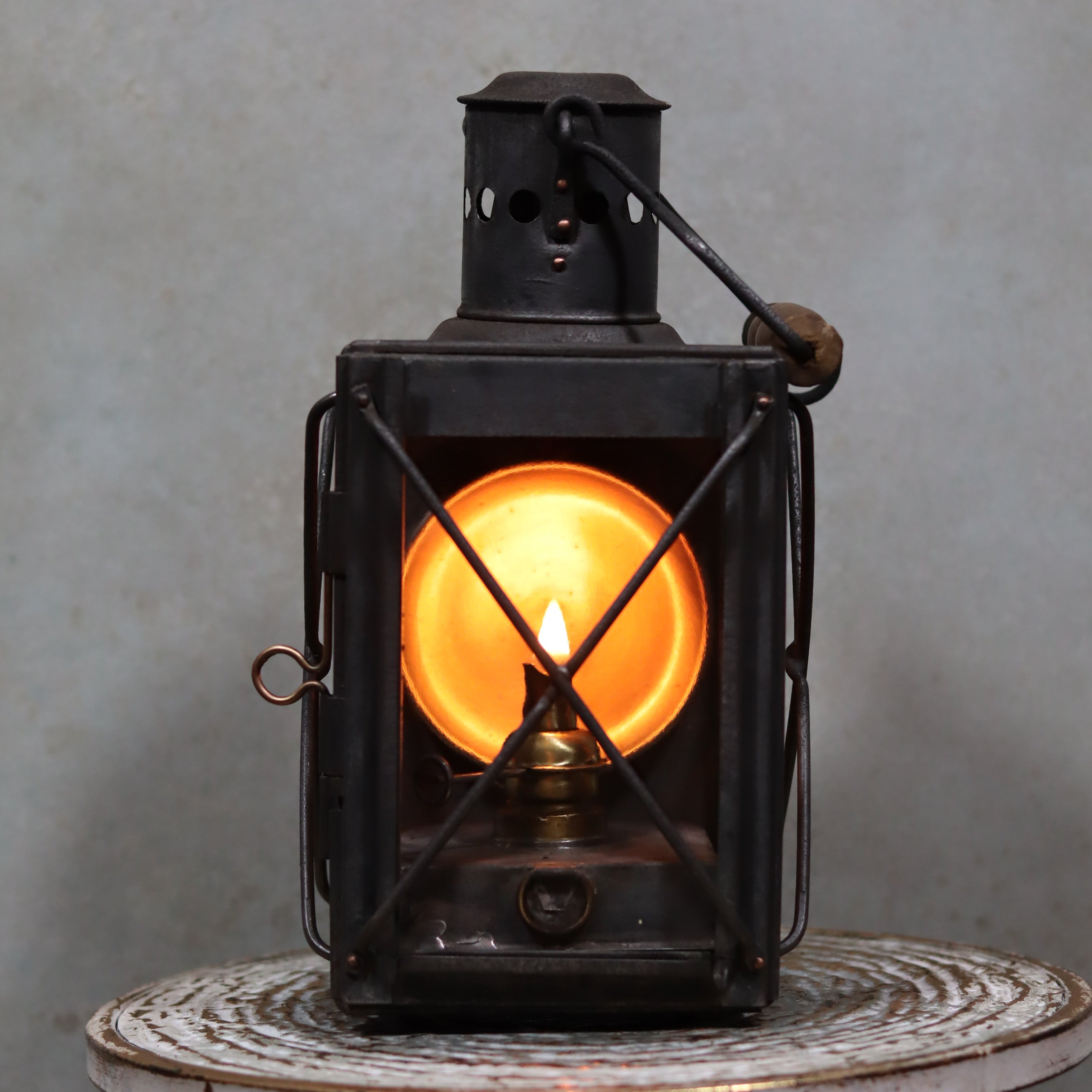 Extremely Rare Antique Signal Lantern – FR. Weber & Co Berlin (c. 1900-1930)