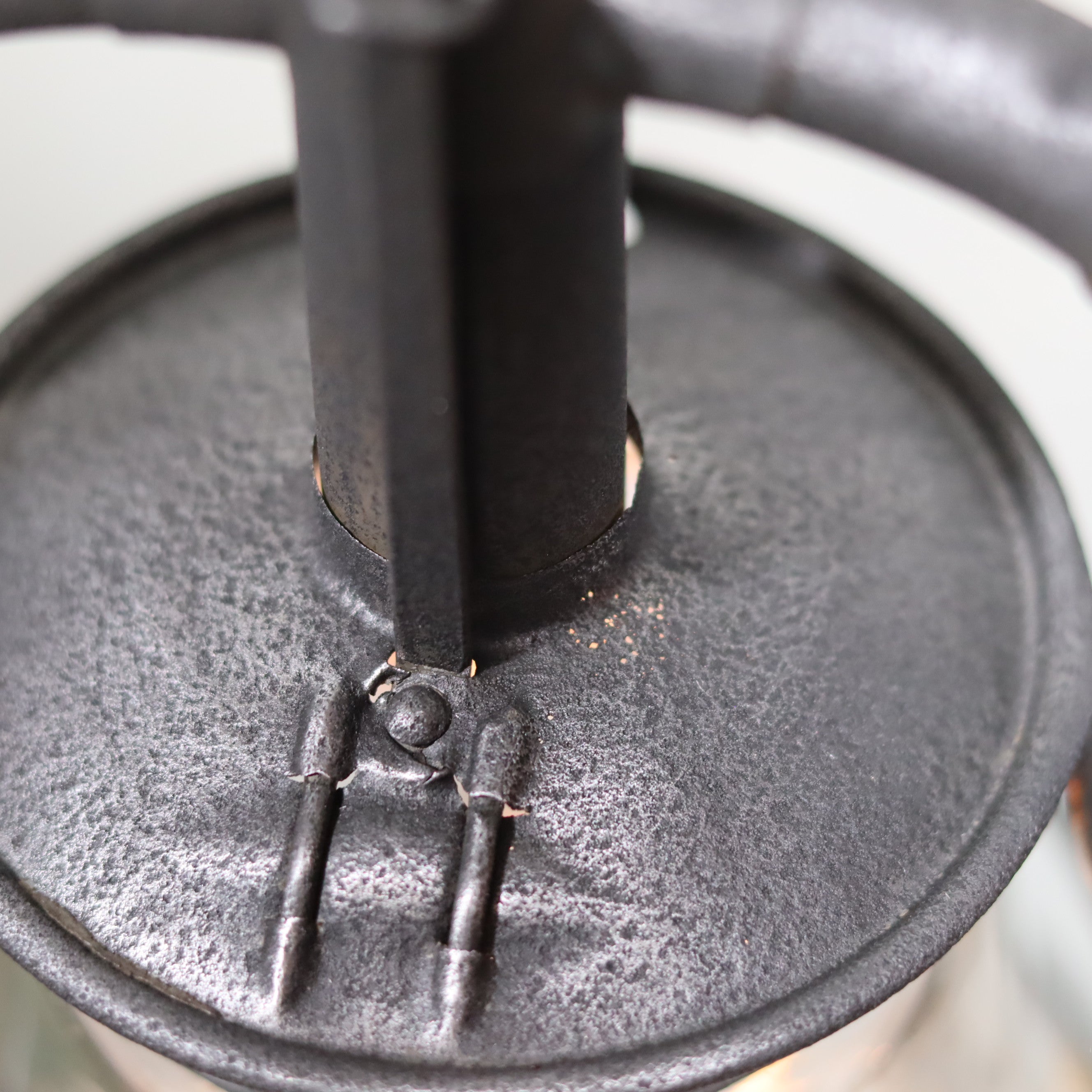 Vintage Feuerhand 201 Hurricane Lantern – Rare Model with Embossed Glass (c.1928–1930)