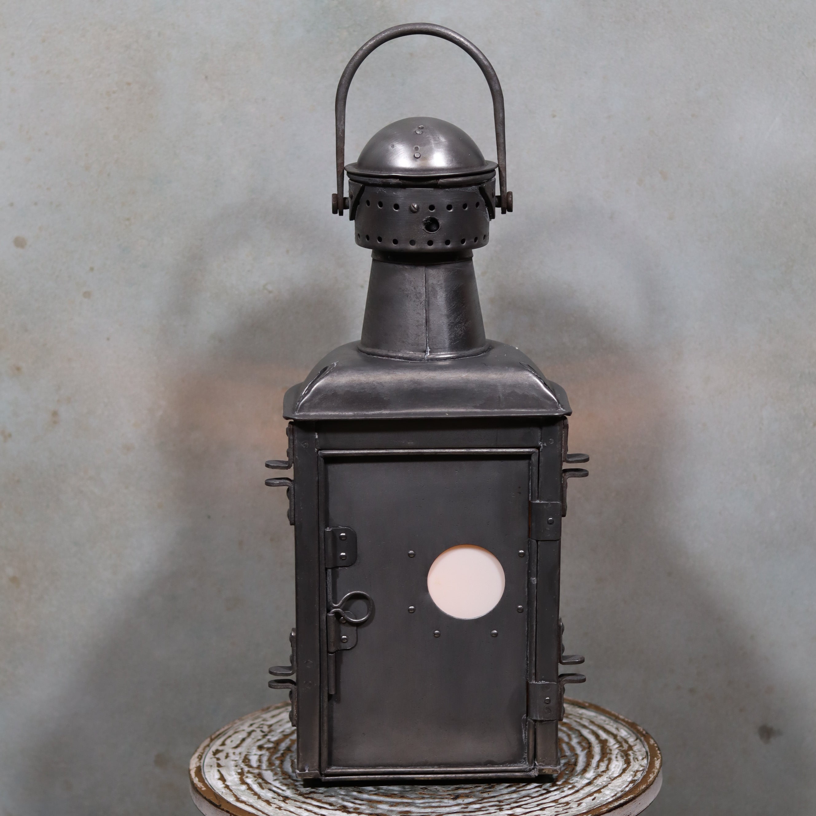 Rare WWII Ship Lantern – Navigation Light by Schilbach (1944)
