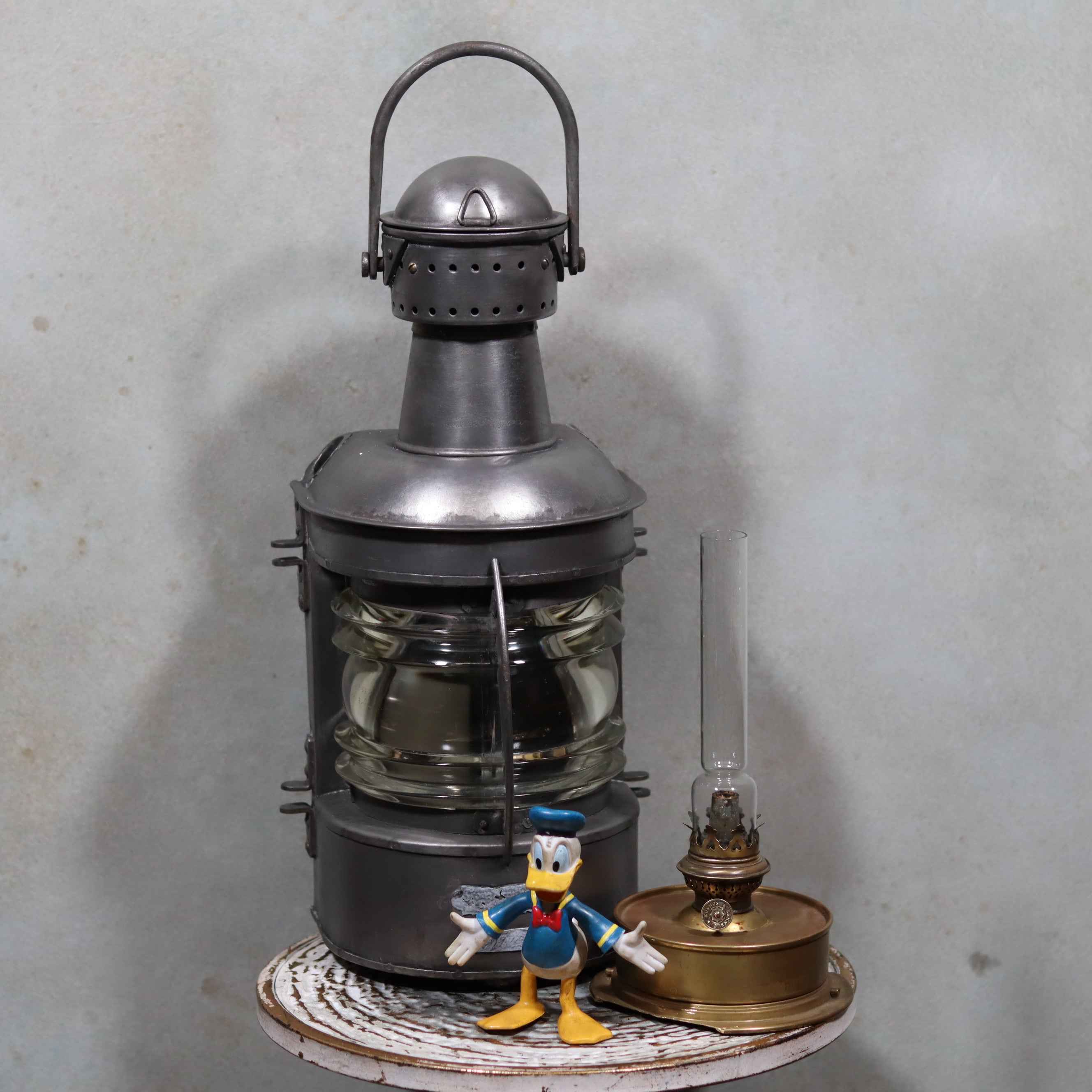 Rare WWII Ship Lantern – Navigation Light by Schilbach (1944)