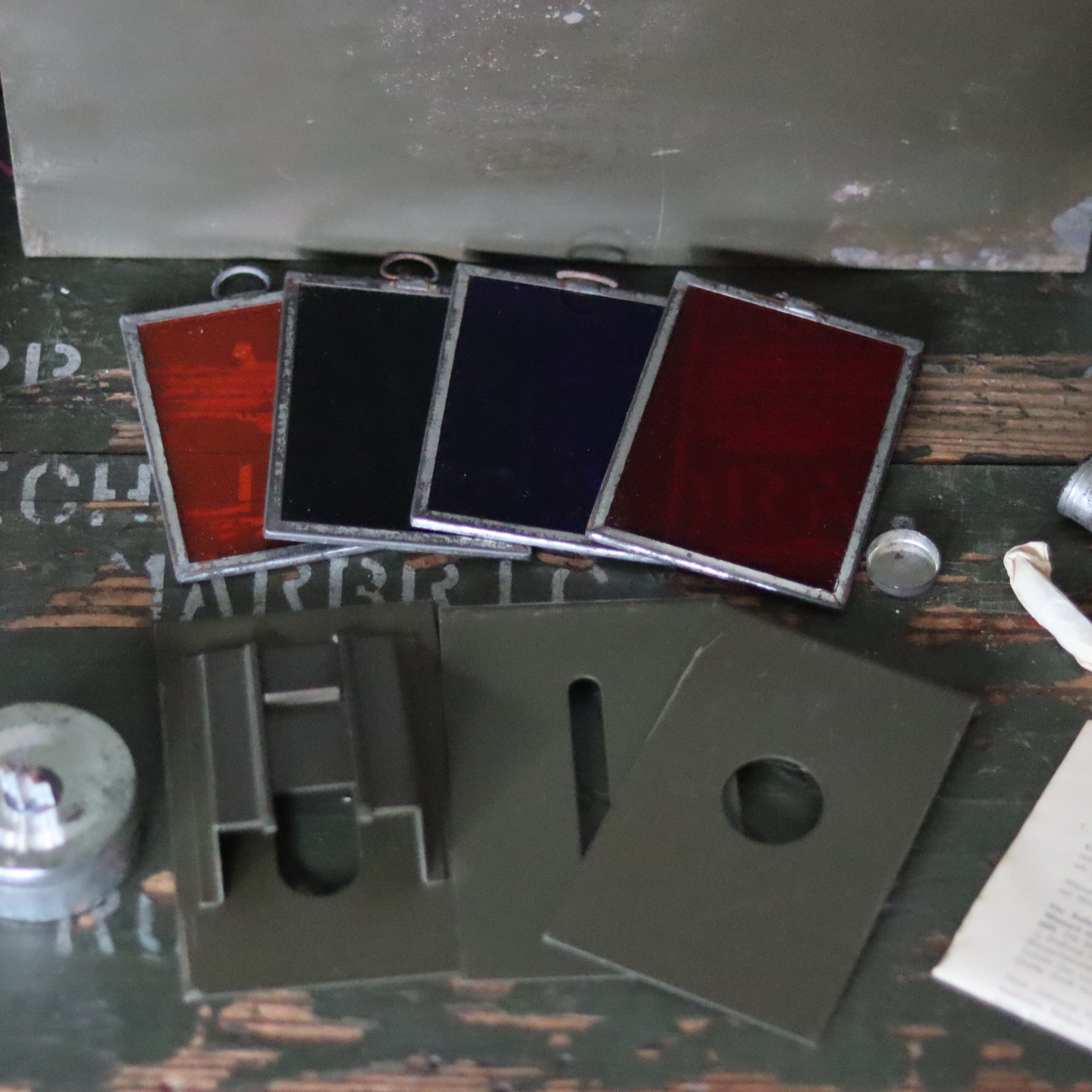 Rare German Military Lantern Set – Einheitslaterne – Multi-Fuel Signal Lamp with Accessories  - BWB(Osmeka, 1960s)