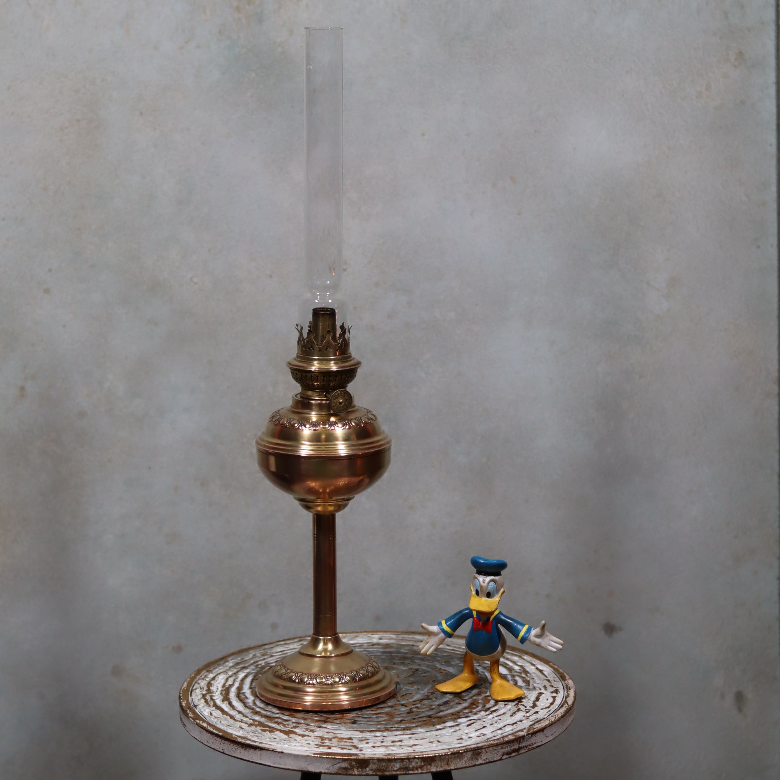 Vintage Brass Oil Lamp – Kosmos Brenner by Wild & Wessel (1950s–1960s)