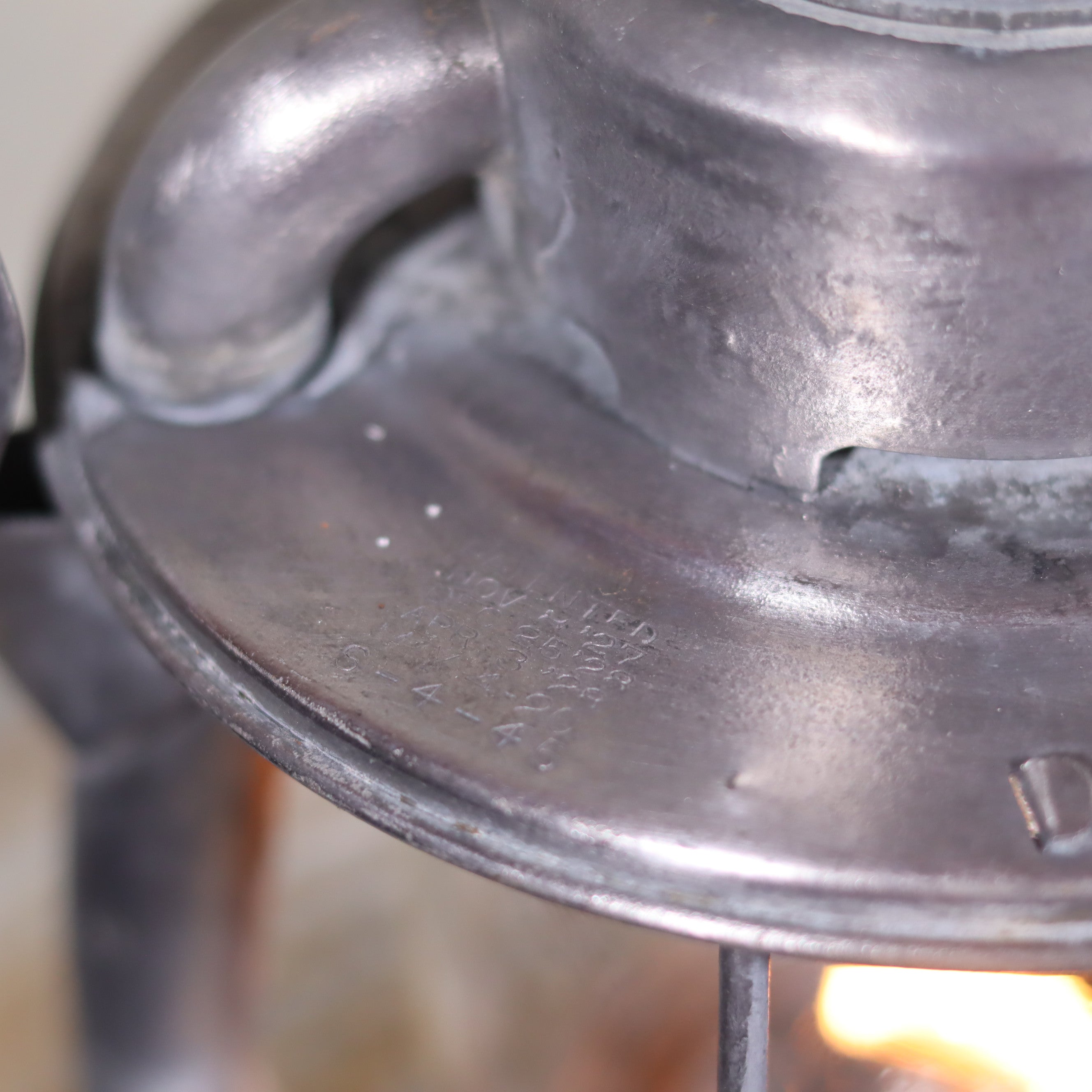 Vintage Dietz Vesta Hurricane Lantern – 1940s American Railroad Lamp