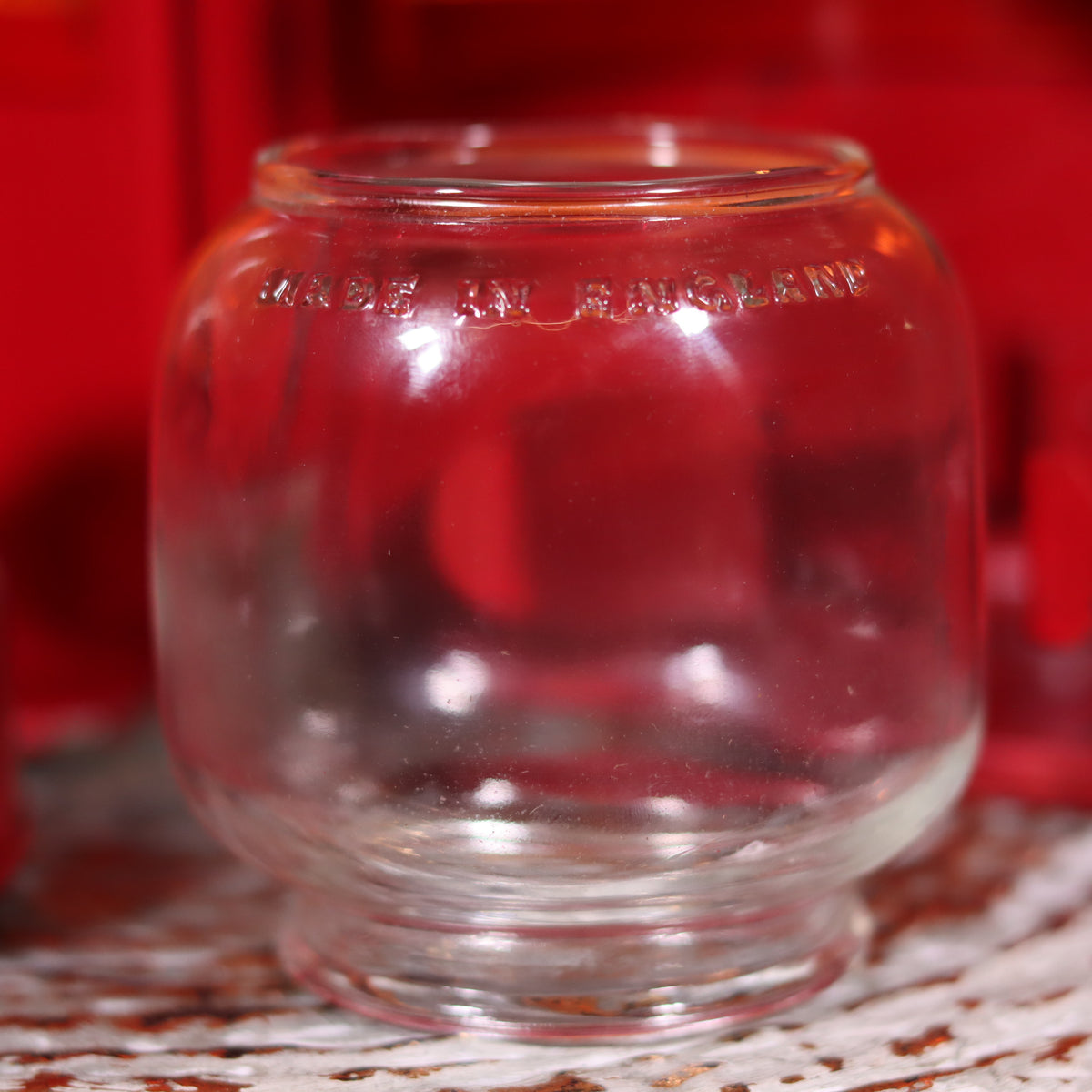 NOS Vintage Nicoln Flashing Oil Lamp – Road Worker Lantern with Original Manual glass globe detail in clear condition