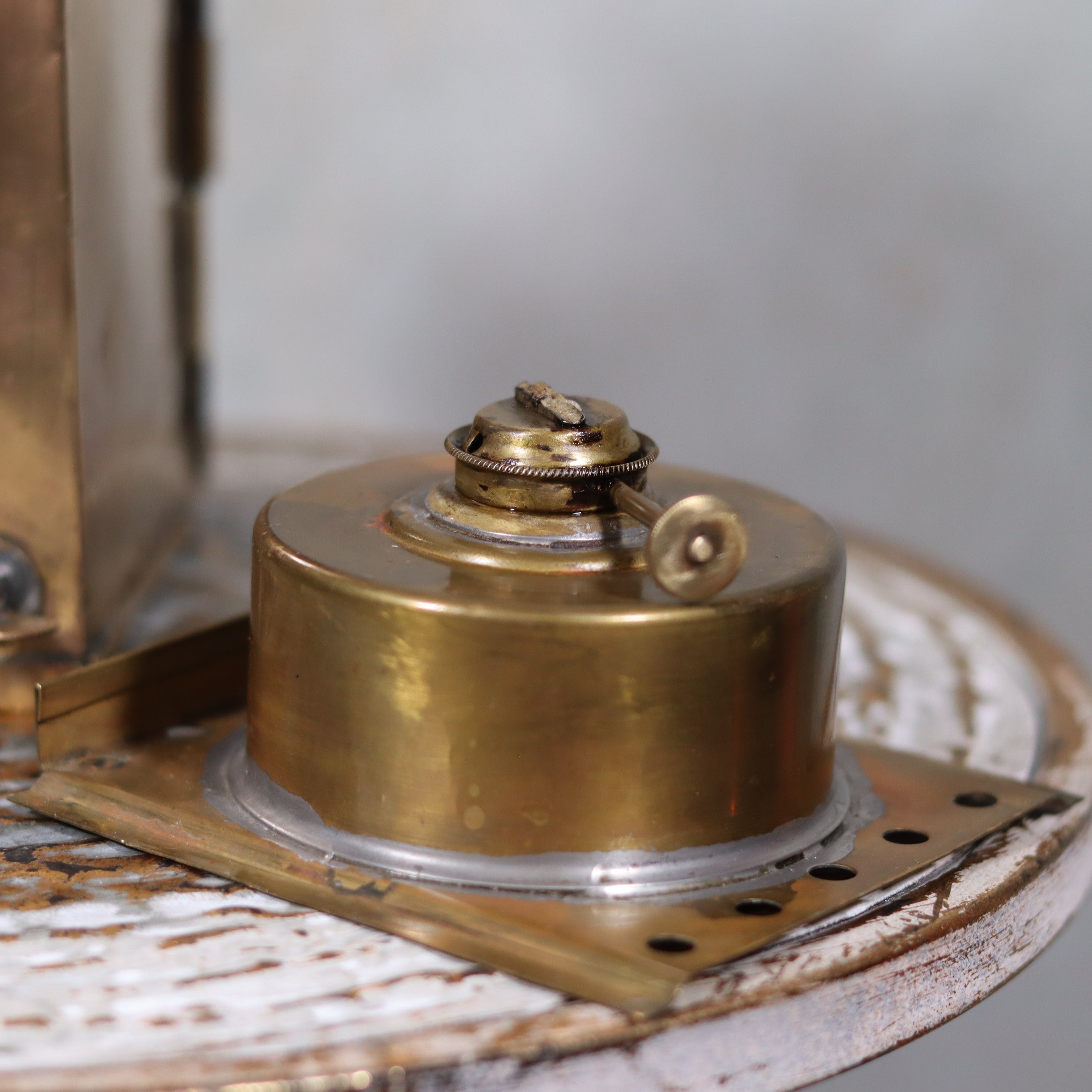 Rare old Train Signal Lantern – J.J. van Dijk Utrecht (c. 1930-1950)