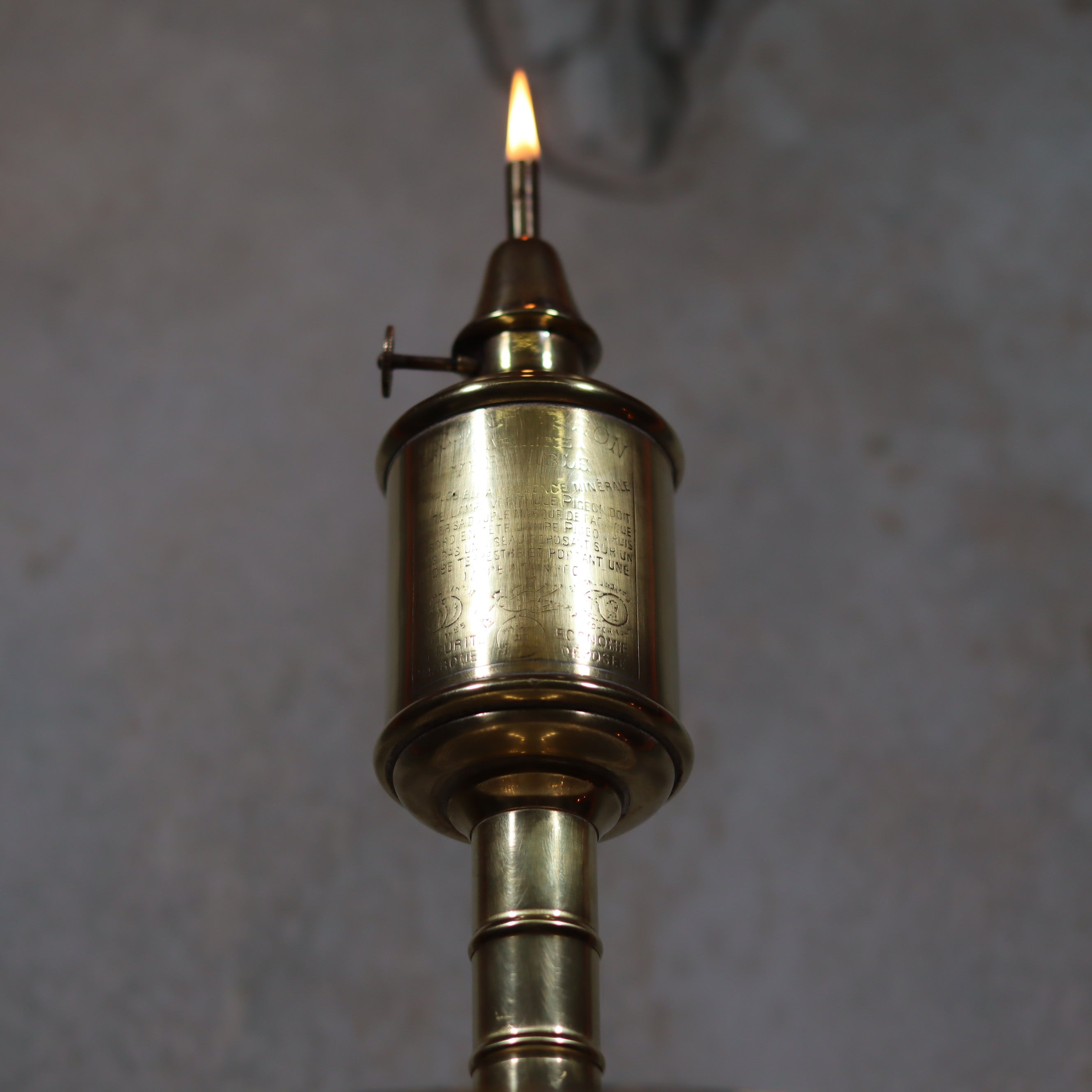 Rare Vintage Pigeon Oil Lamp – Standing Model (c.1930)