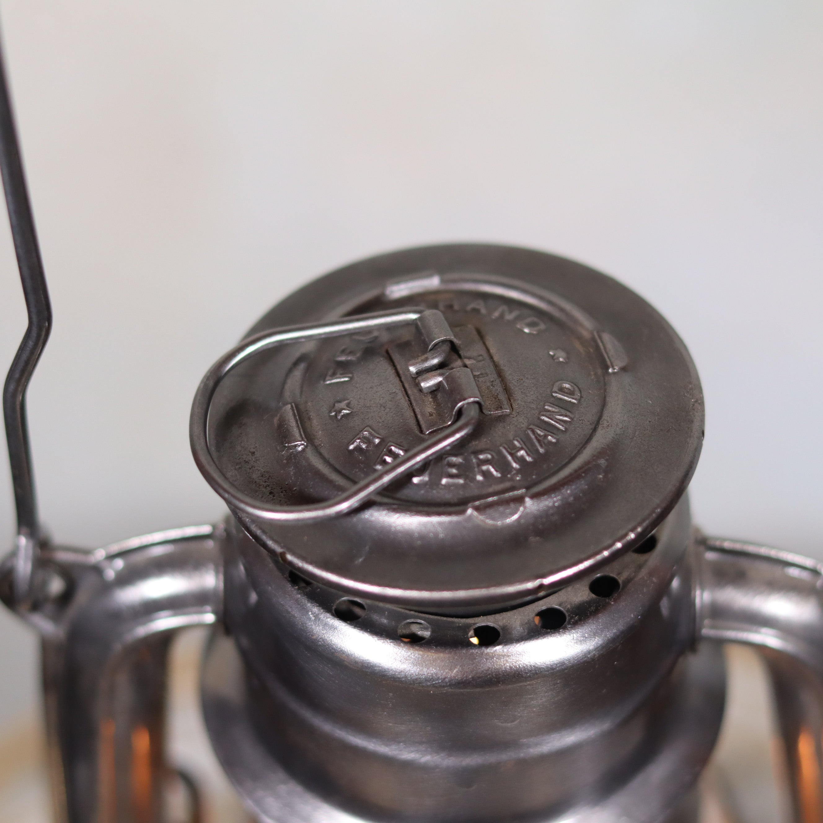 Rare Feuerhand 235 RT63 Hurricane Lantern – Original Glass, Excellent Condition