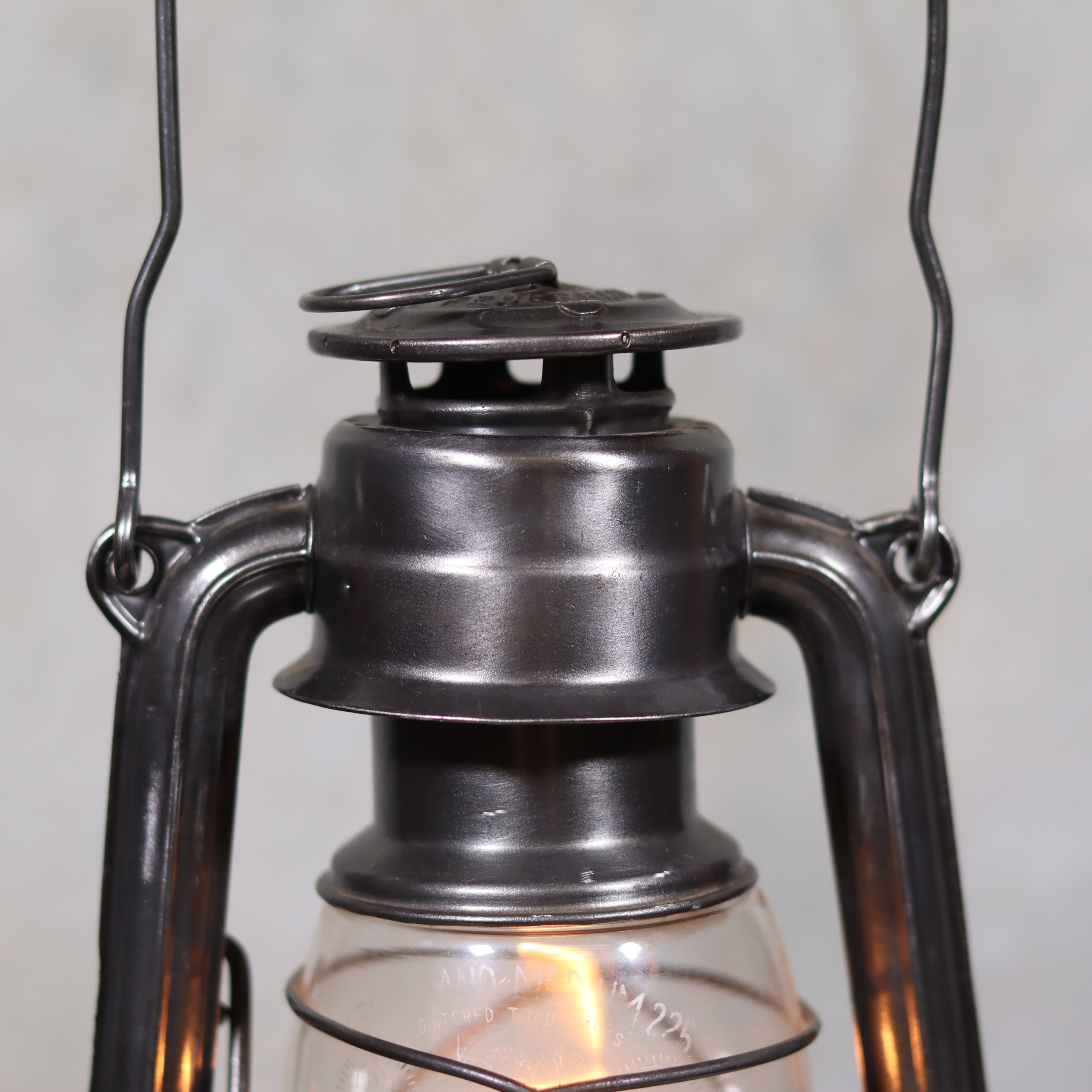 Rare Feuerhand 235 RT63 Hurricane Lantern – Original Glass, Excellent Condition