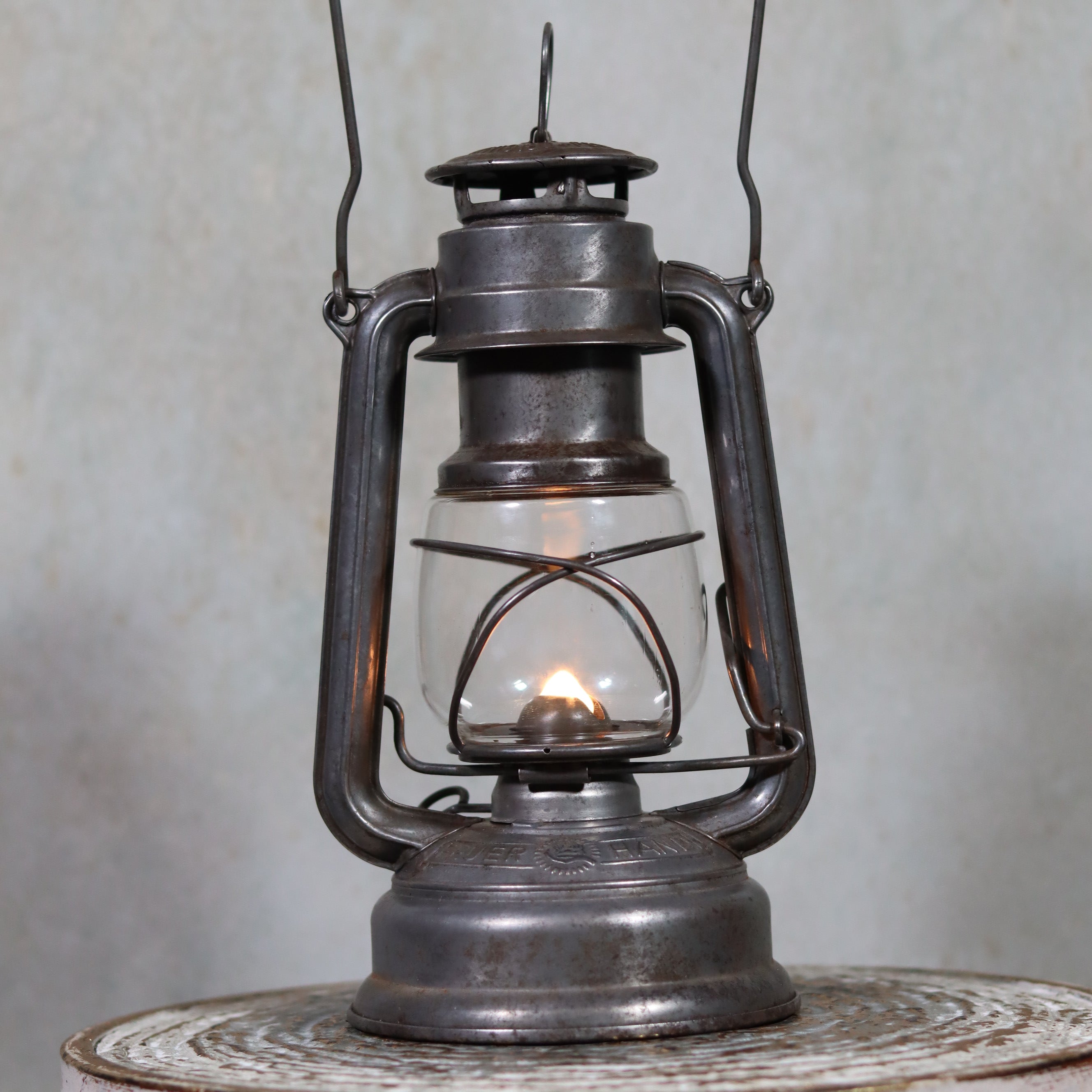 Rare Feuerhand 276 Superflam Hurricane Lantern – Excellent Working Condition, Post-WWII Model