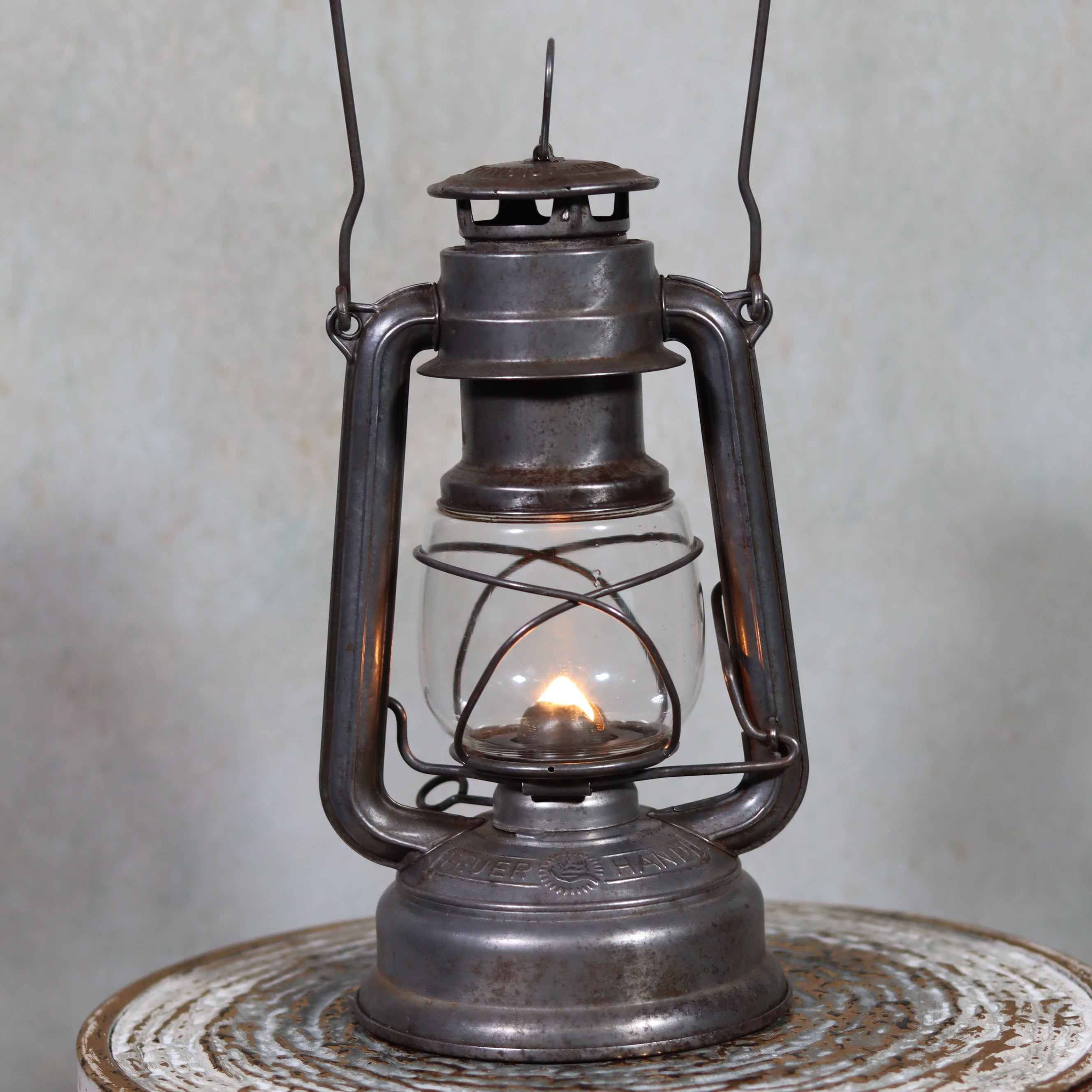 Rare Feuerhand 276 Superflam Hurricane Lantern – Excellent Working Condition, Post-WWII Model