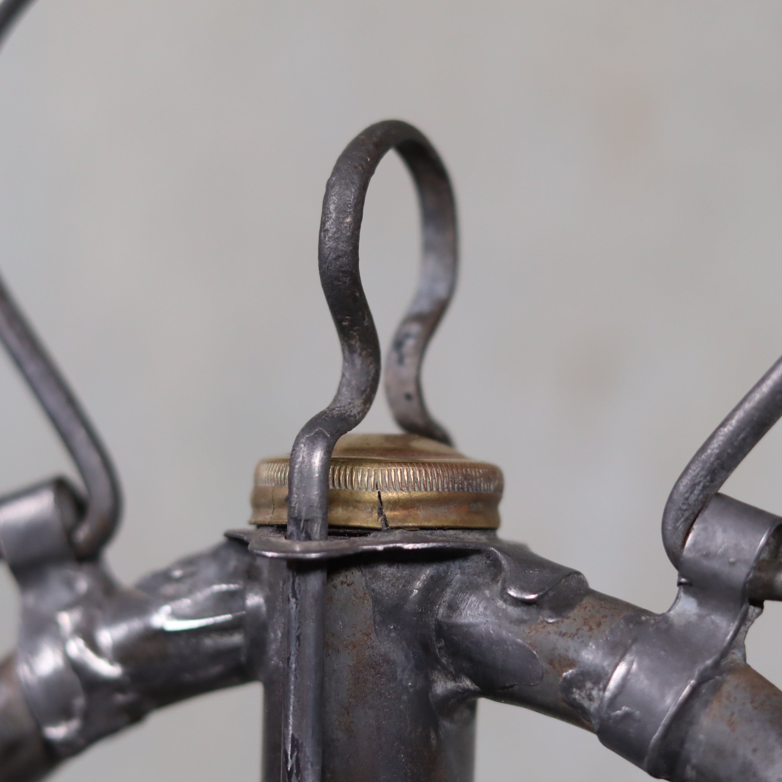 Rare French Val d'Or Hurricane Lantern by Etablissement Ch. Goujon – Beautiful Working Condition with Brass Details