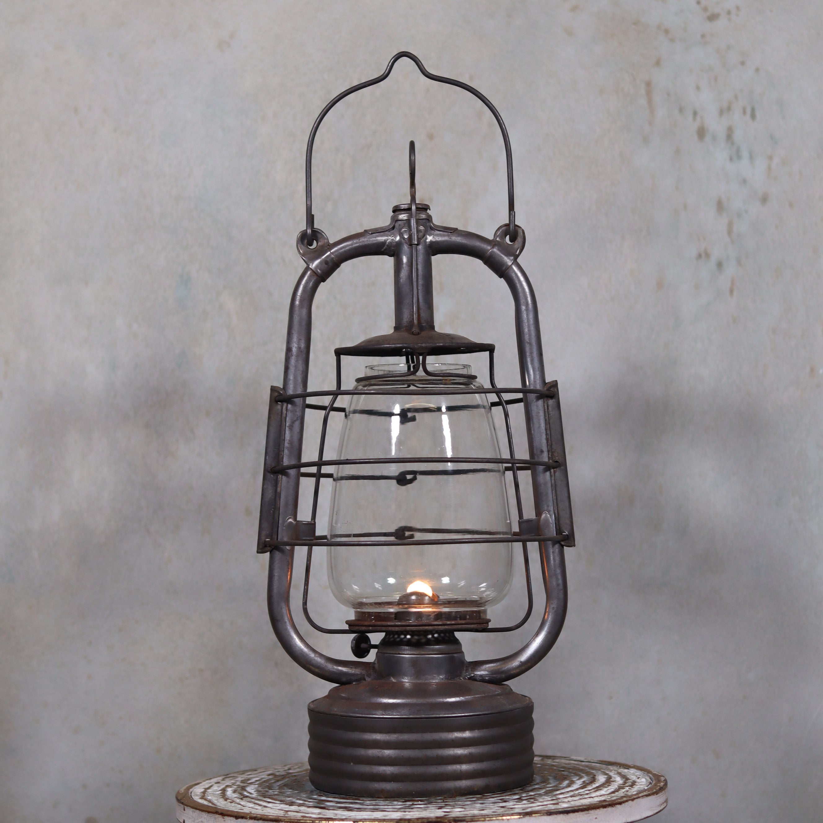 Vintage French Storm Lantern – Valentini “La Bretonne”, 1950s/60s, Functional Condition