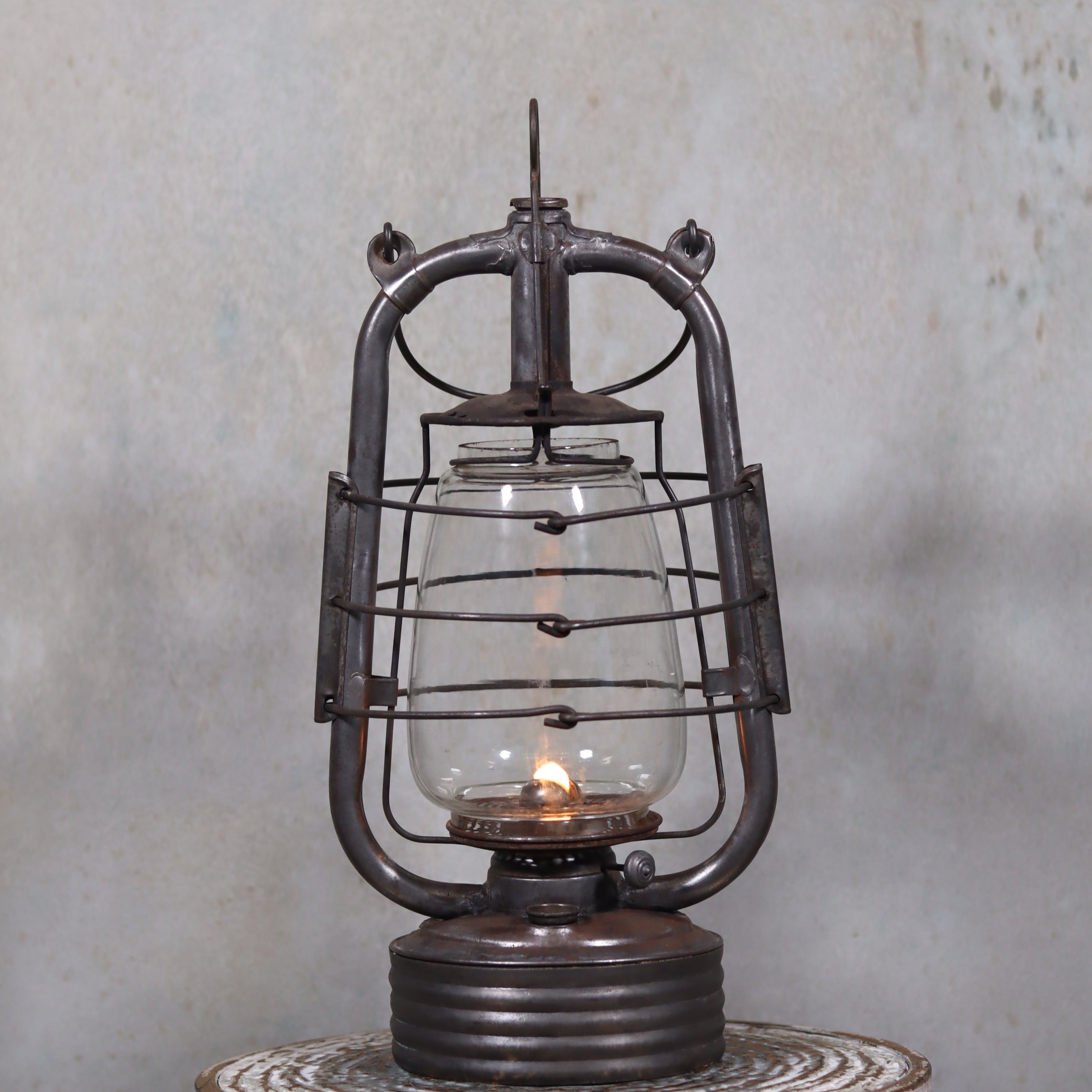 Vintage French Storm Lantern – Valentini “La Bretonne”, 1950s/60s, Functional Condition