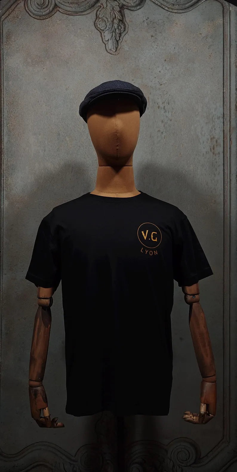Valentini & Genin T-Shirt — Vintage Storm Lamp Design with 1921 Patent