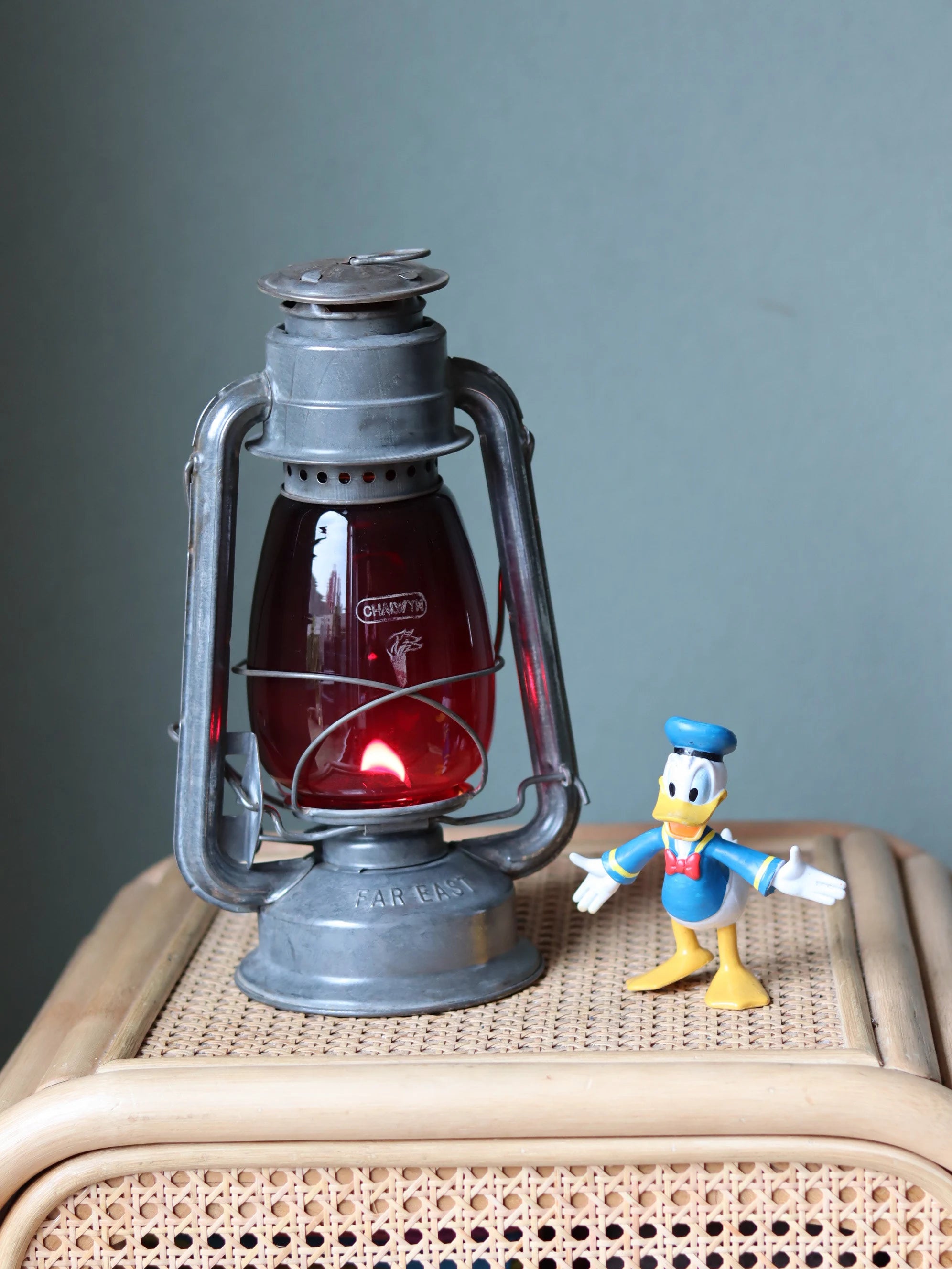 Chalwyn “Far East” Hurricane Lantern – Made in England (1960s) – Working Condition