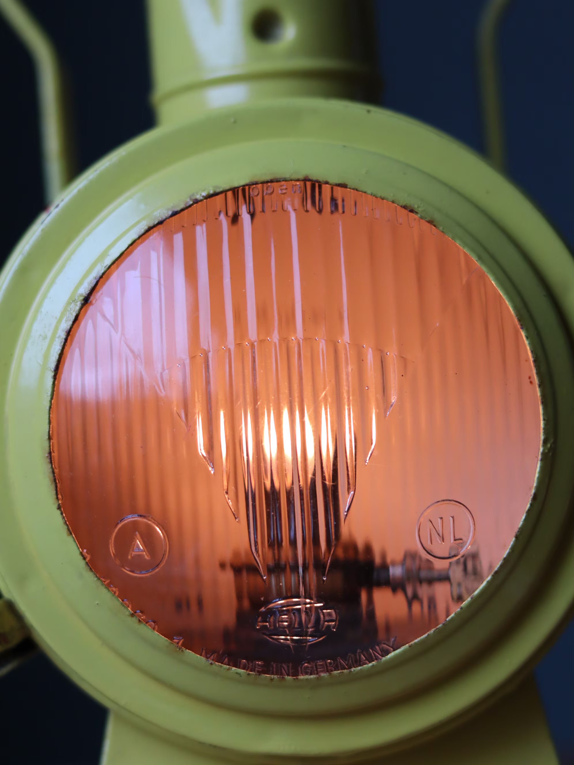 Vintage Dutch Railway Signal Lamp – NS Oil Lantern, 1930s