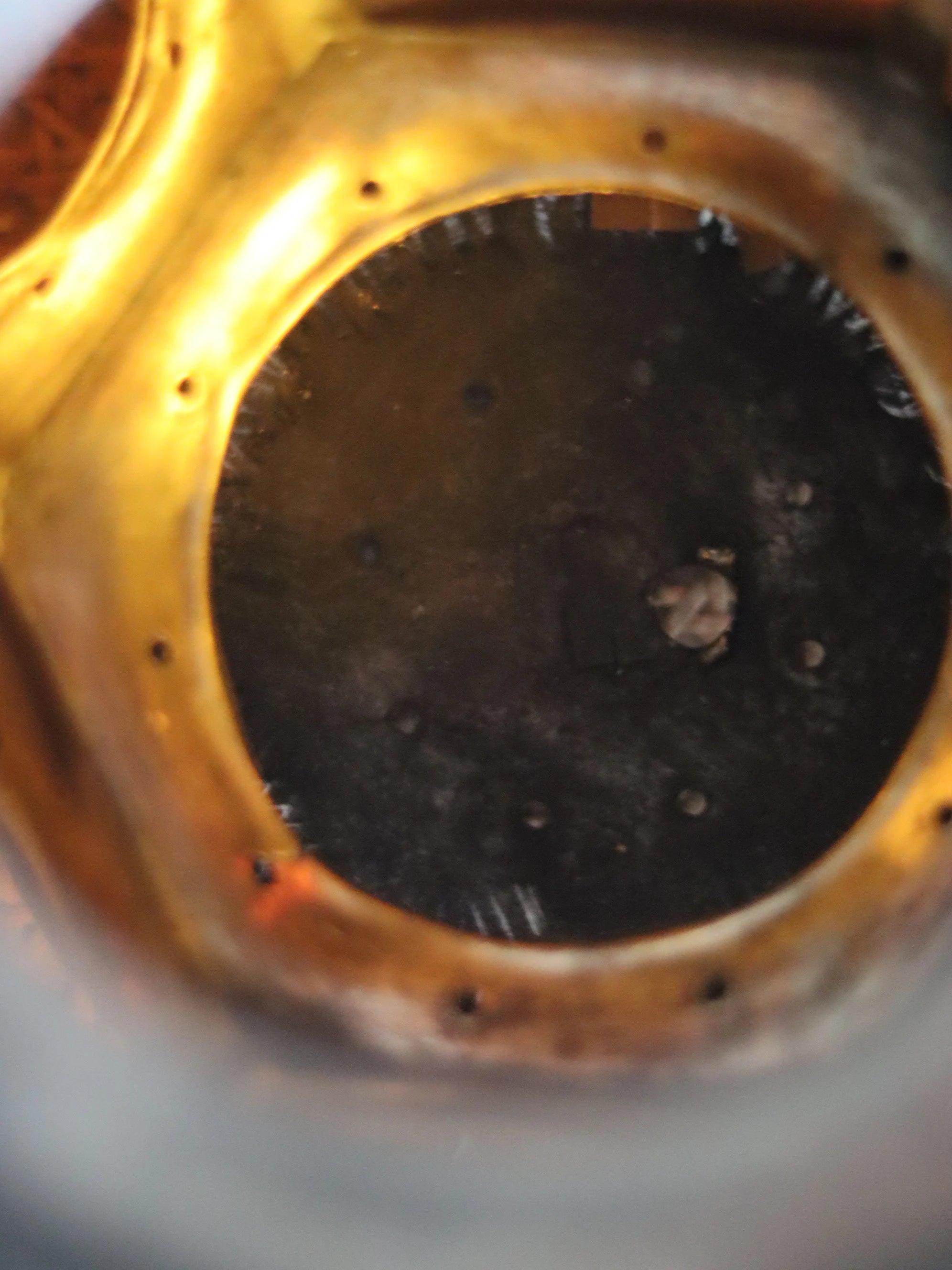 Extremely Rare Antique Ship Lamp – Early Design with Flat Glass Panels (c. 1850-1875)