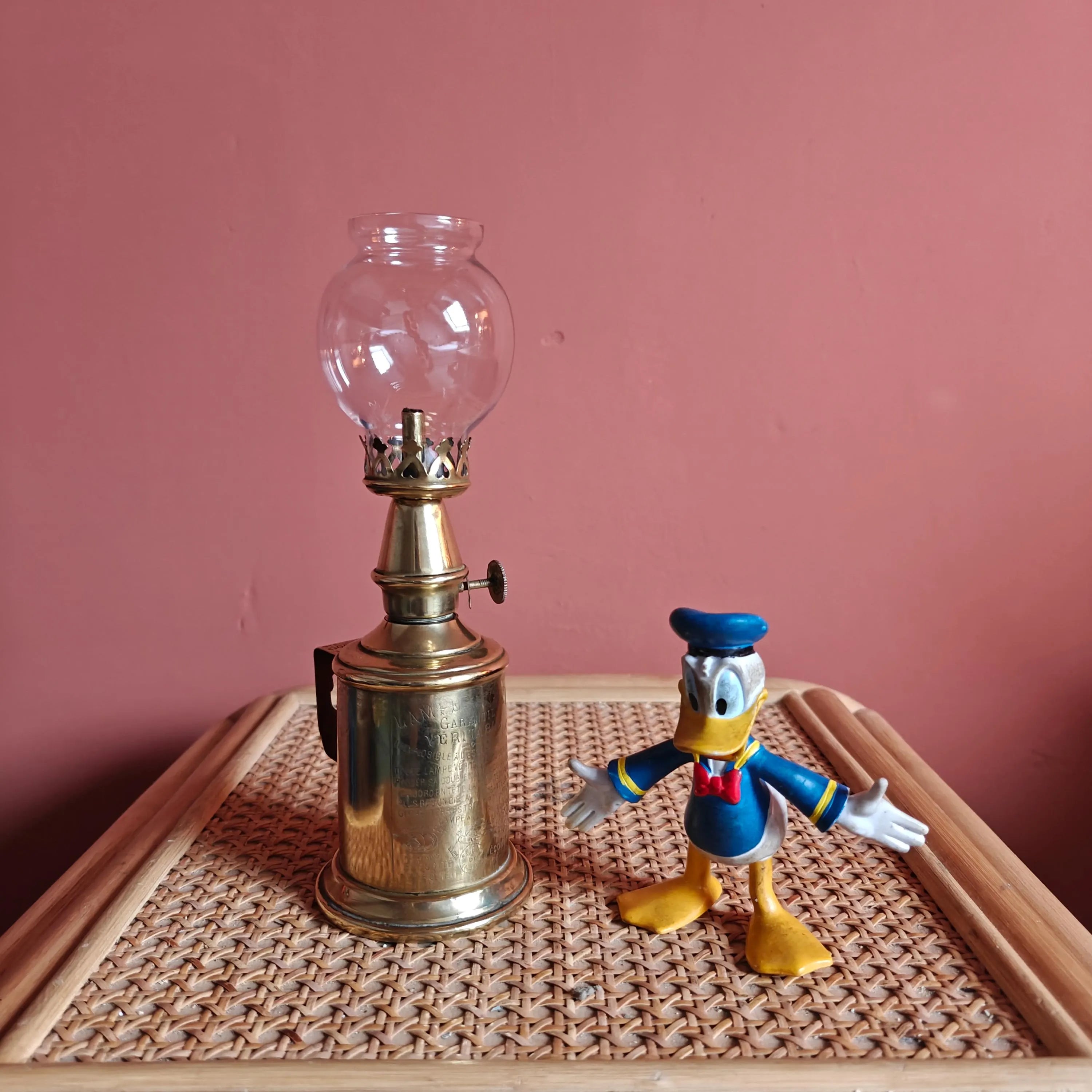 Vintage Pigeon Oil Lamp – Rare French Model (c.1900–1930)