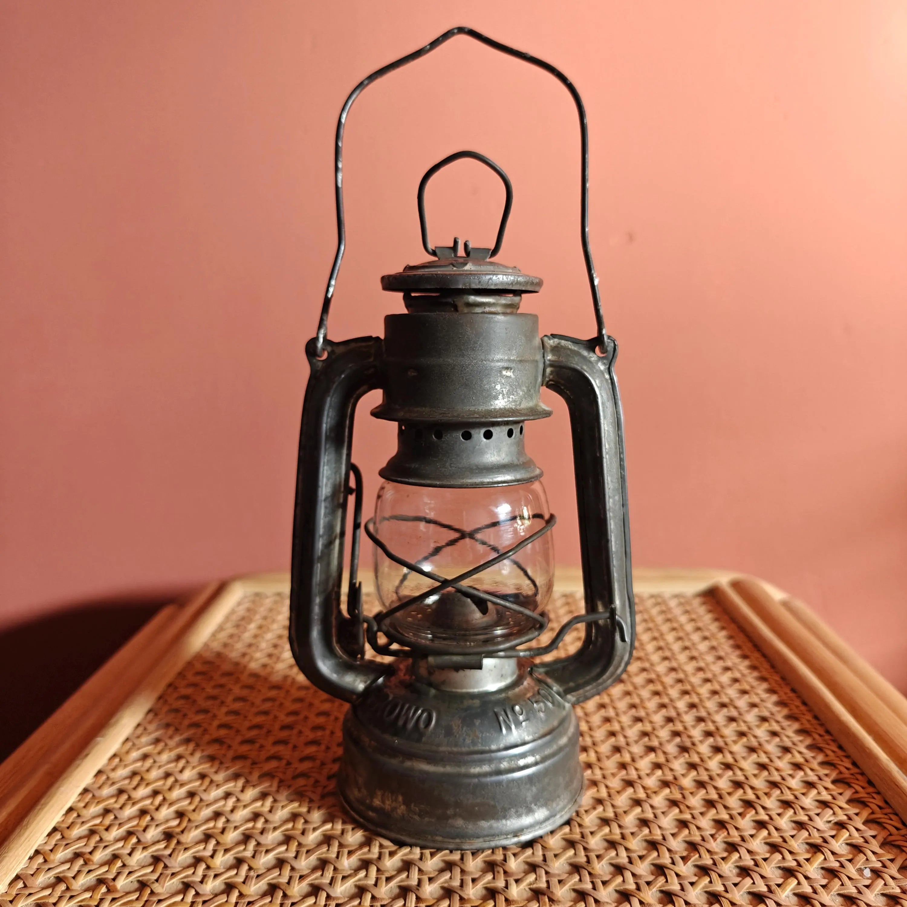 Vintage Storm Lantern – Frowo No. 50 (1950s–1970s) Made in Germany