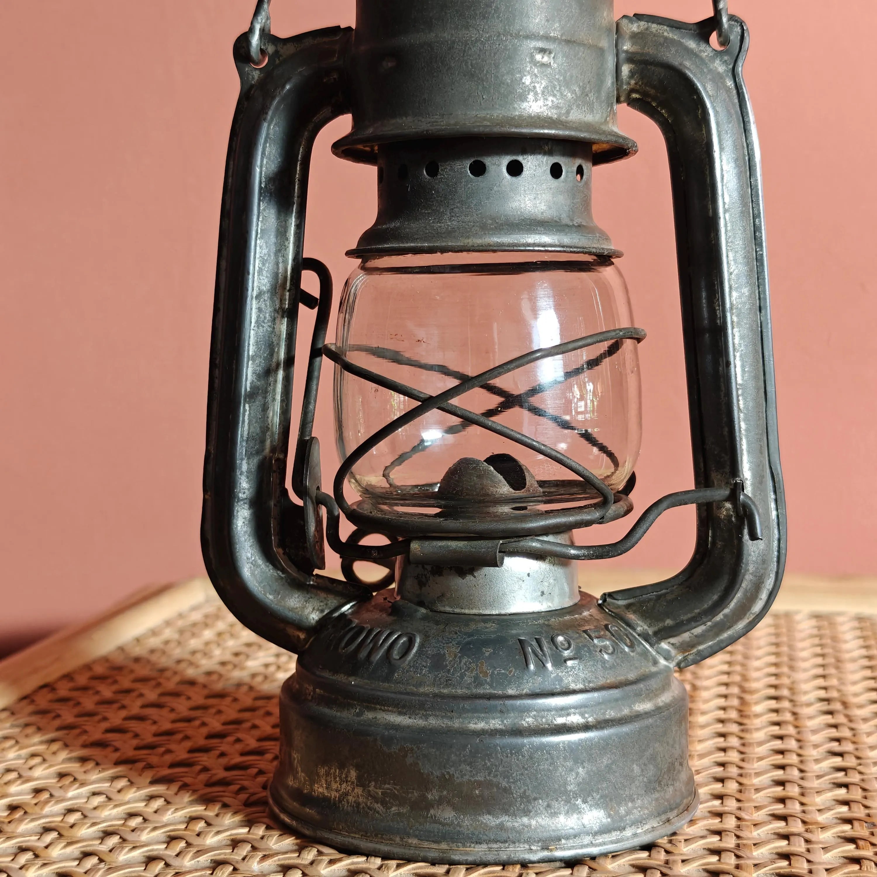 Vintage Storm Lantern – Frowo No. 50 (1950s–1970s) Made in Germany