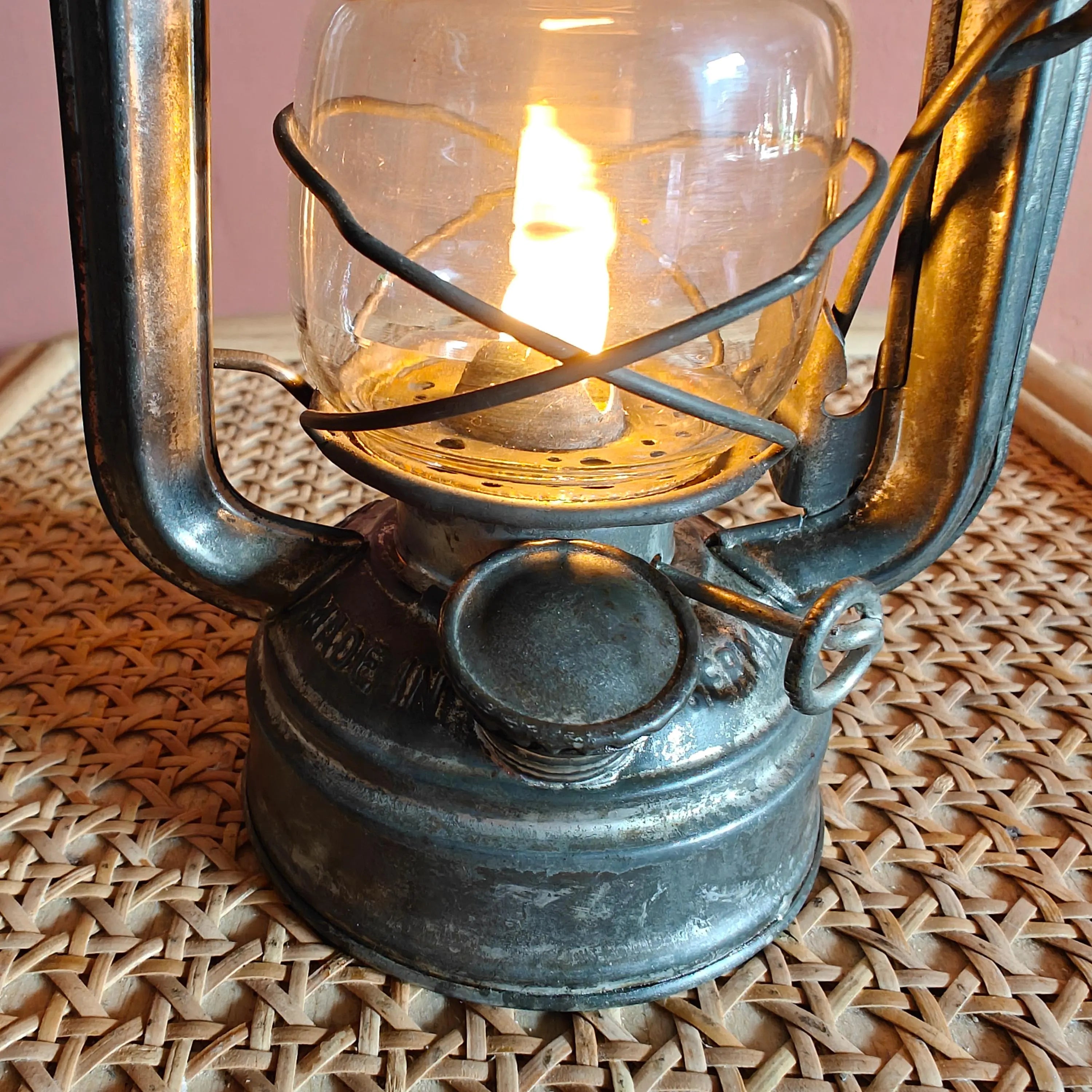 Vintage Storm Lantern – Frowo No. 50 (1950s–1970s) Made in Germany