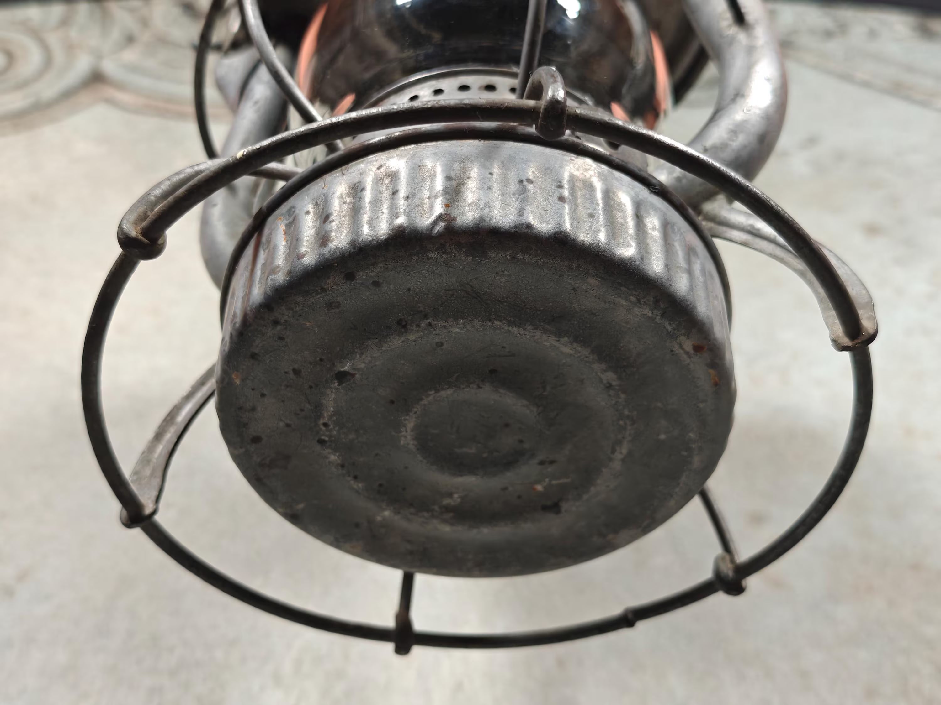 Vintage Dietz Vesta Hurricane Lantern – 1944 American Railroad Lamp