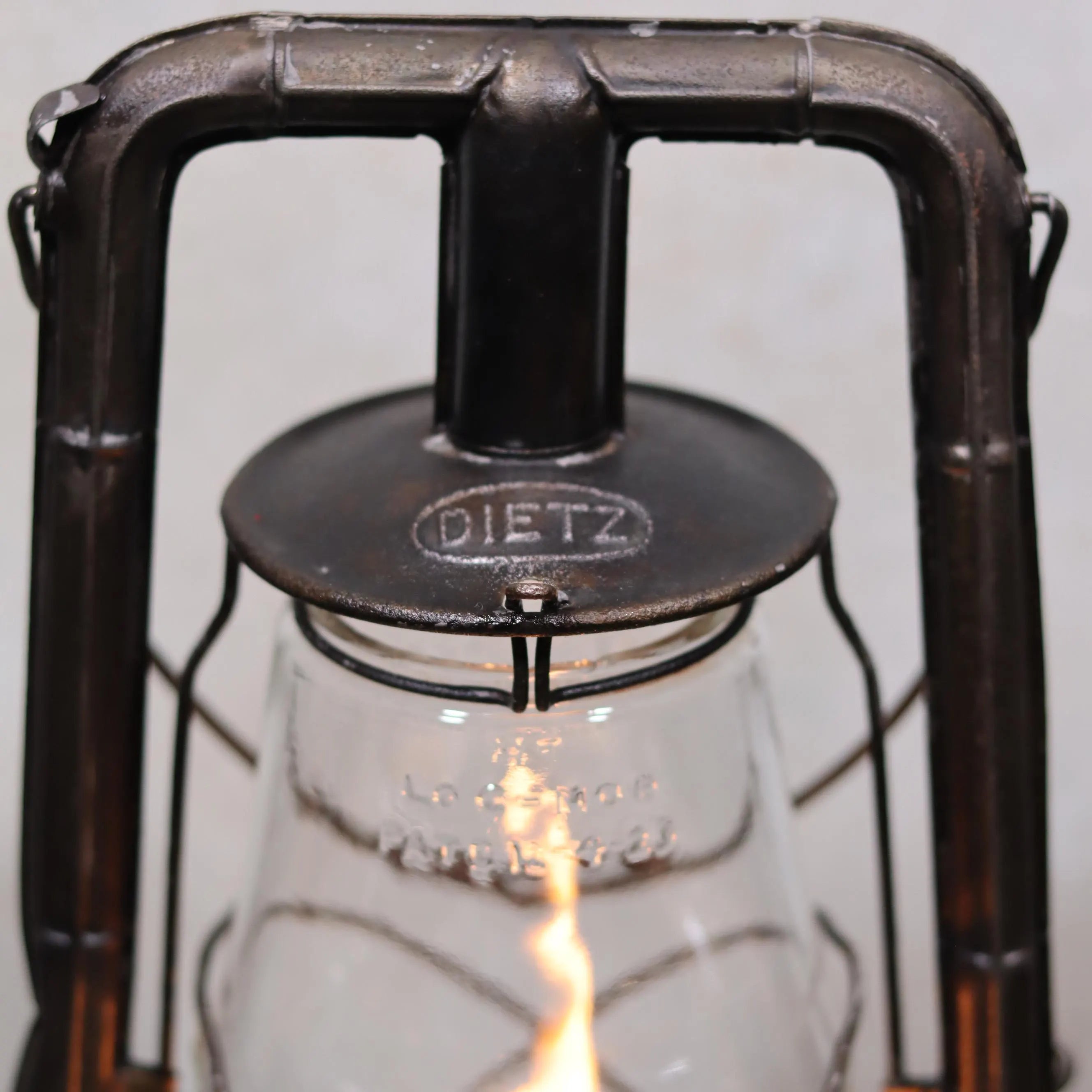 Rare Vintage Dietz Monarch Hurricane Lantern – Made in USA (1920s–1930s)