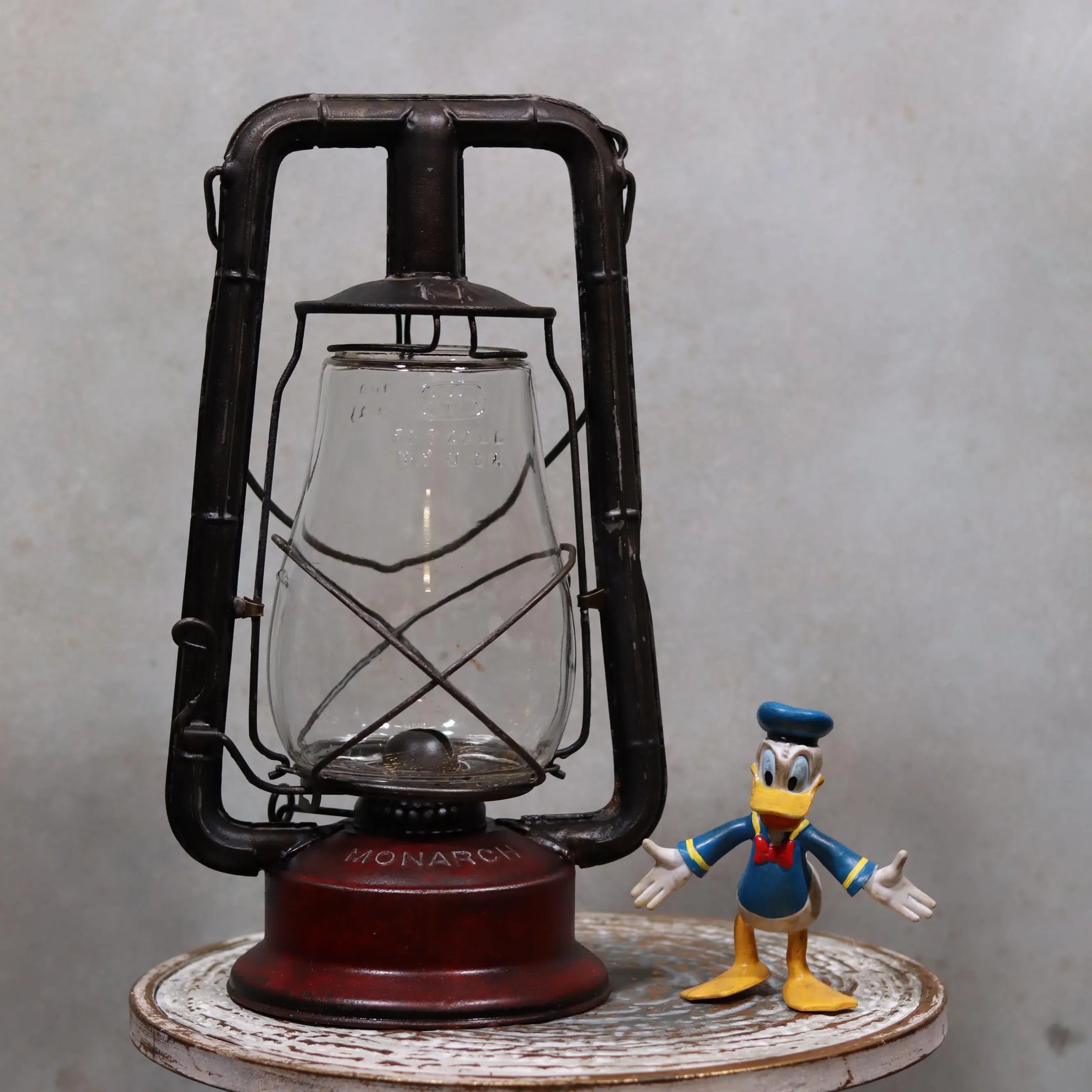 Rare Vintage Dietz Monarch Hurricane Lantern – Made in USA (1920s–1930s)