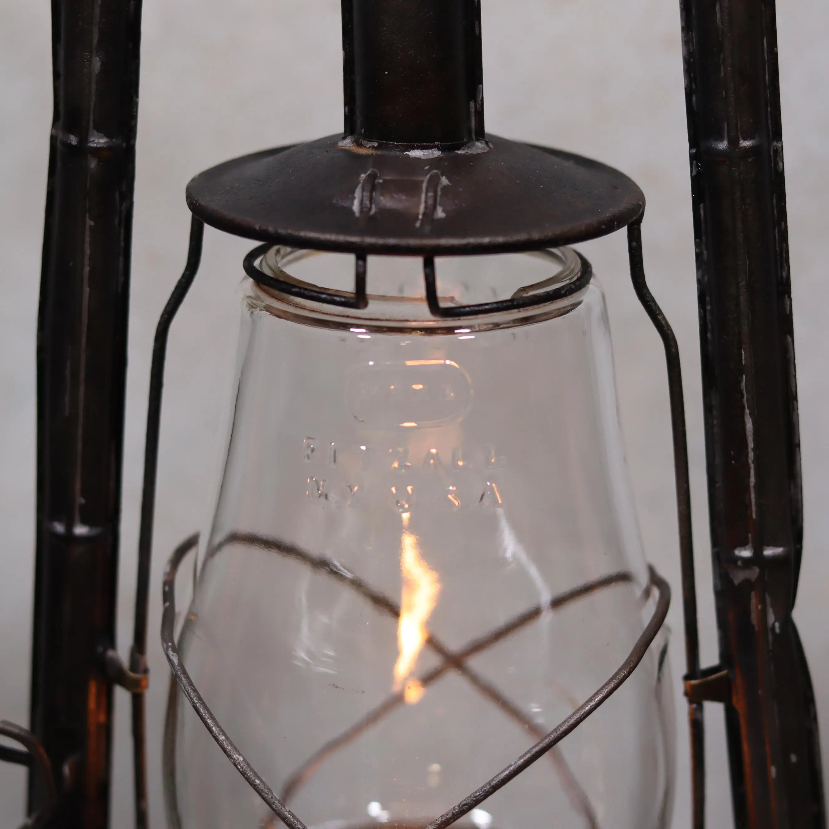 Rare Vintage Dietz Monarch Hurricane Lantern – Made in USA (1920s–1930s)